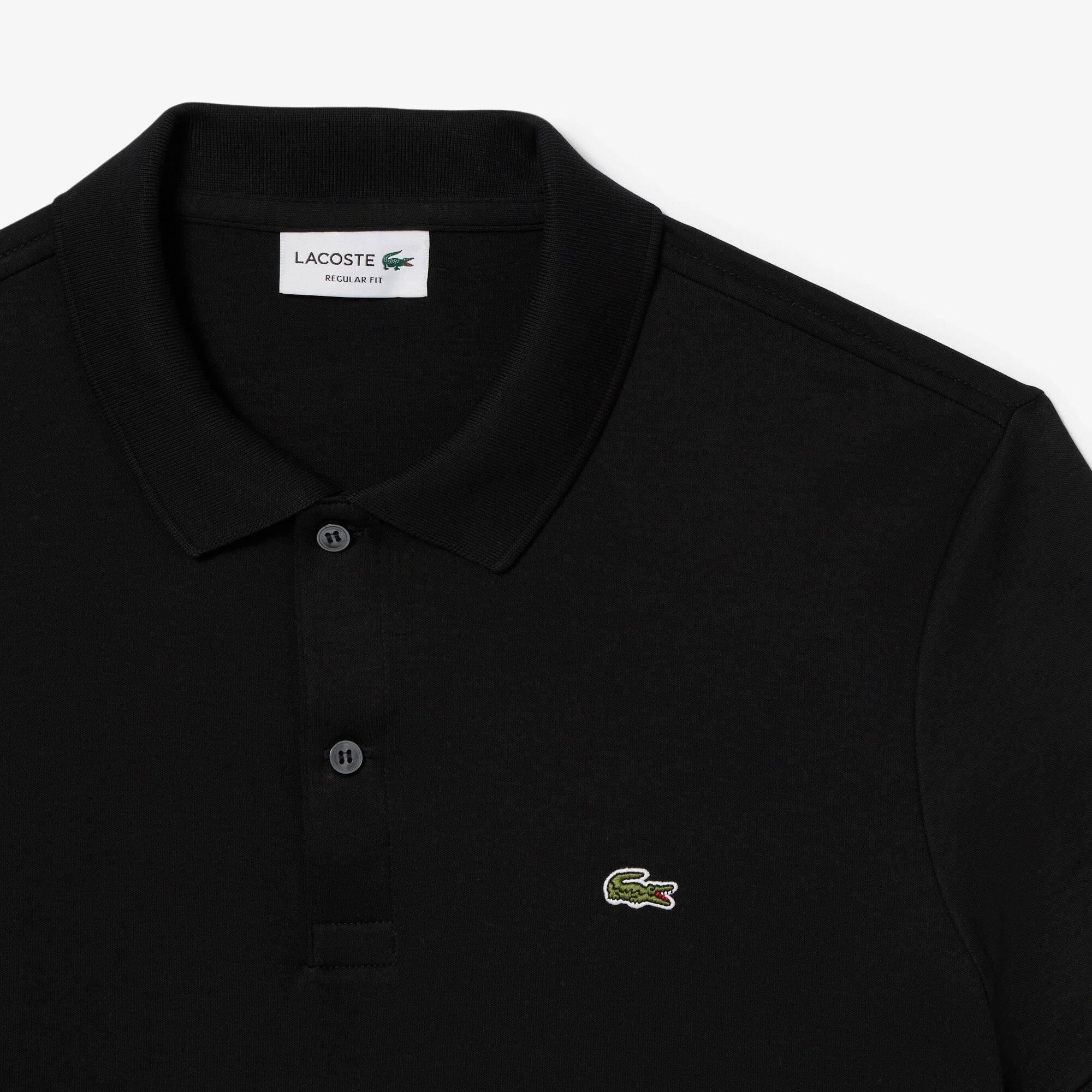 Black 031 - Lacoste - Pima Polo Shirt - 4