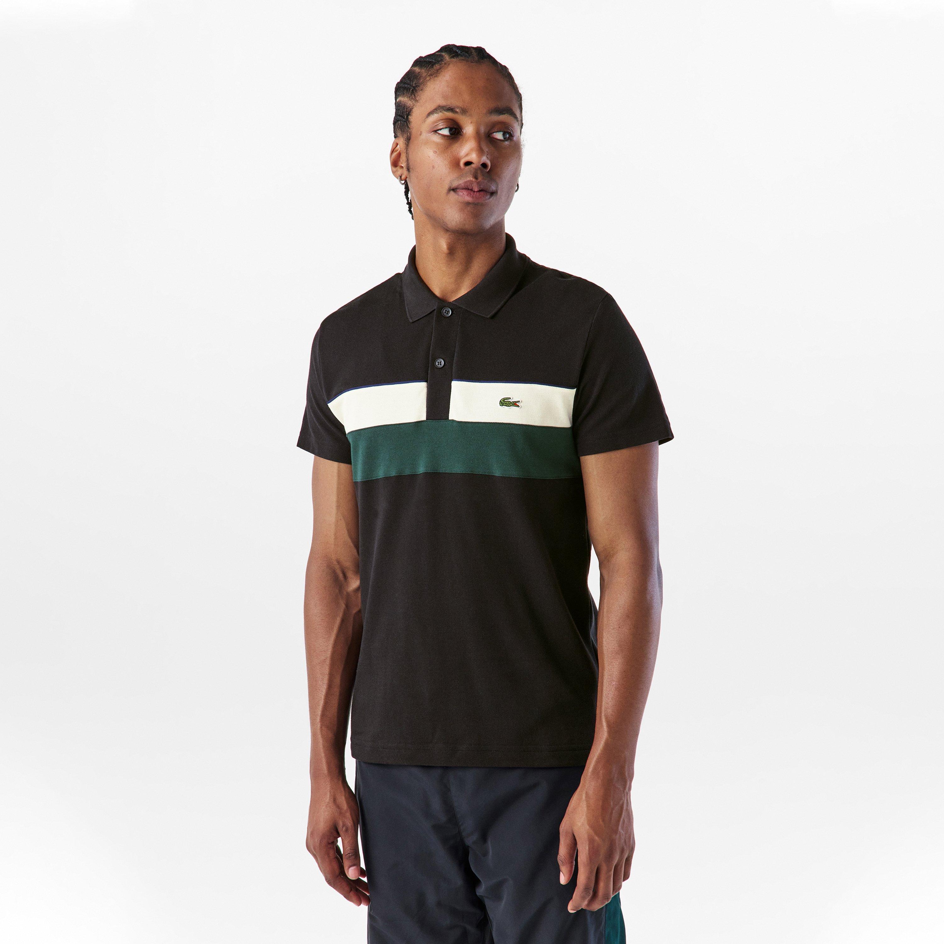 Black 6XH - Lacoste - Men's Short-Sleeve Polo Shirt - 3