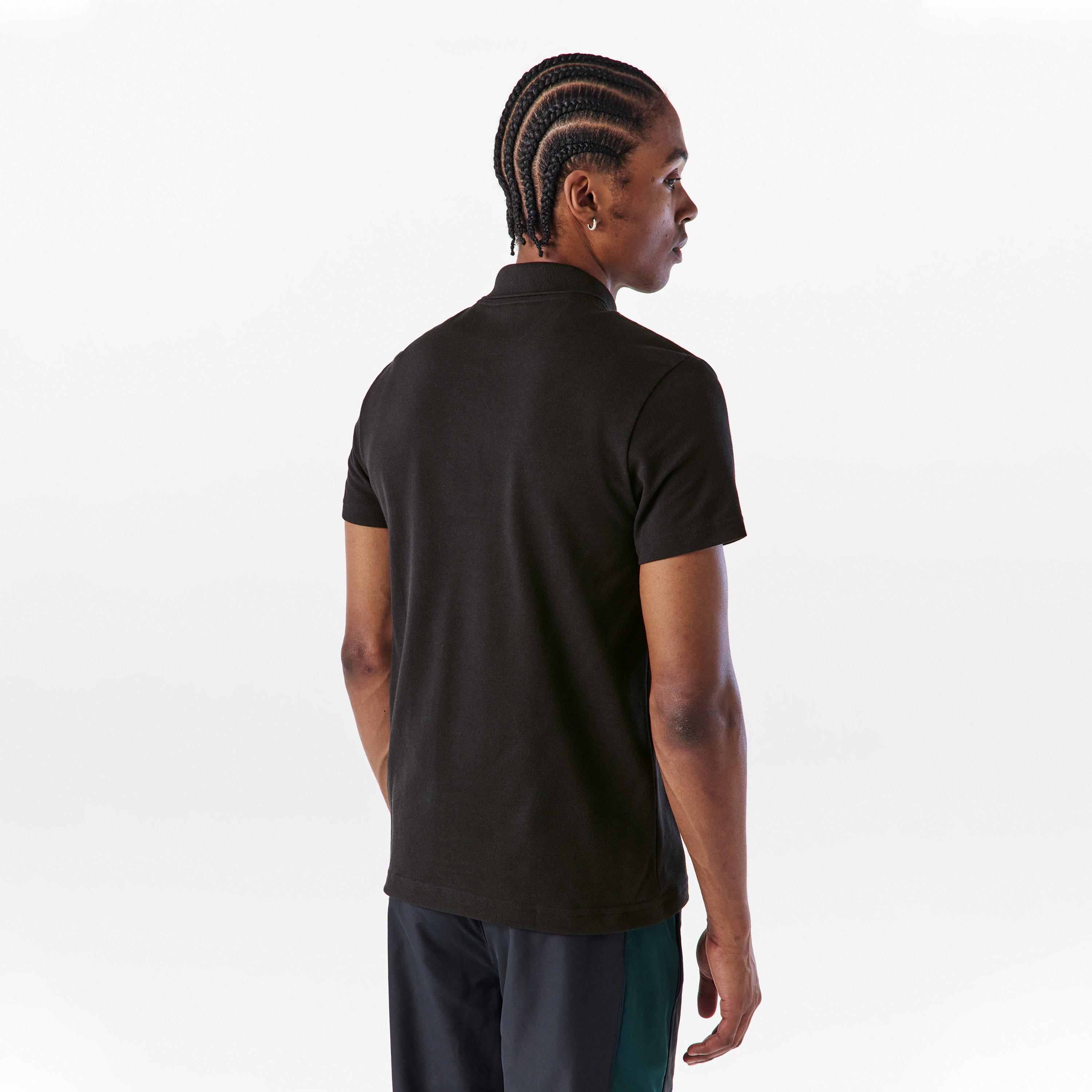 Black 6XH - Lacoste - Men's Short-Sleeve Polo Shirt - 4