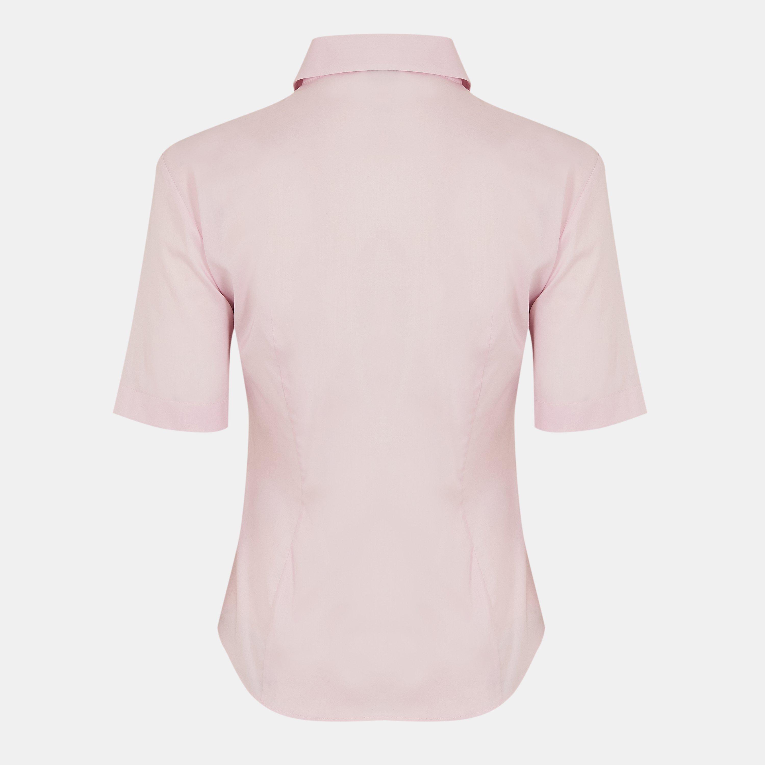 Pastel Pink - Boss - Women's Bashinea Long Sleeve Long Blouse - 2