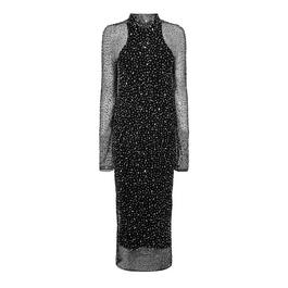 Isabel Marant Tegan Tulle Sequin Midi Dress