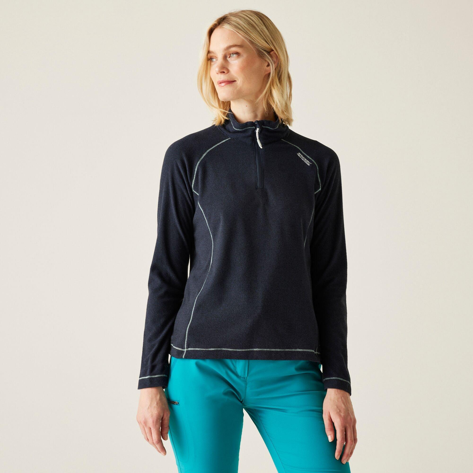 Regatta Women's Montes Half Zip Fleece - Navy/Black - 14