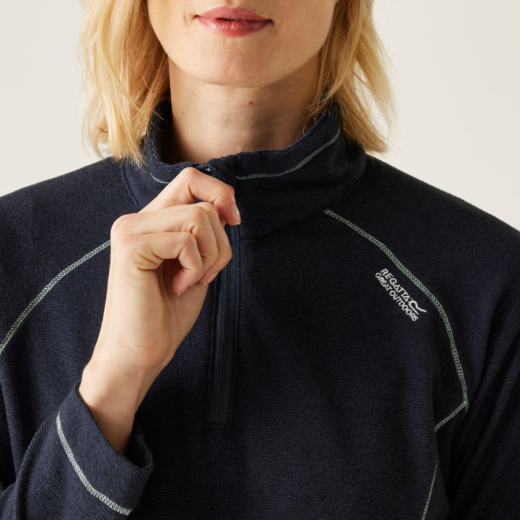 Navy/Black - Regatta - Womens Montes Half Zip Fleece - 4