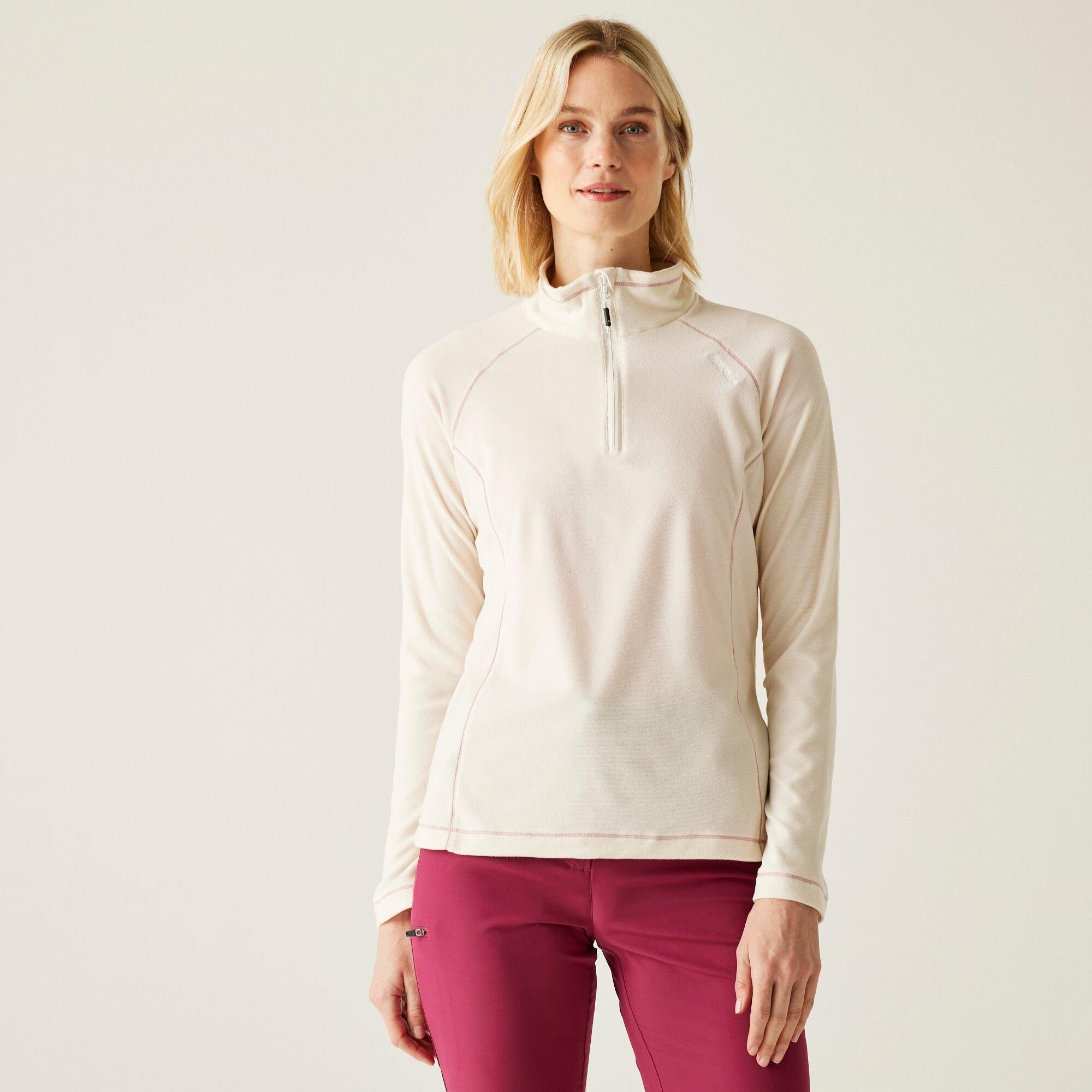 Regatta Women's Montes Half Zip Fleece - Light Vanilla/W - 16