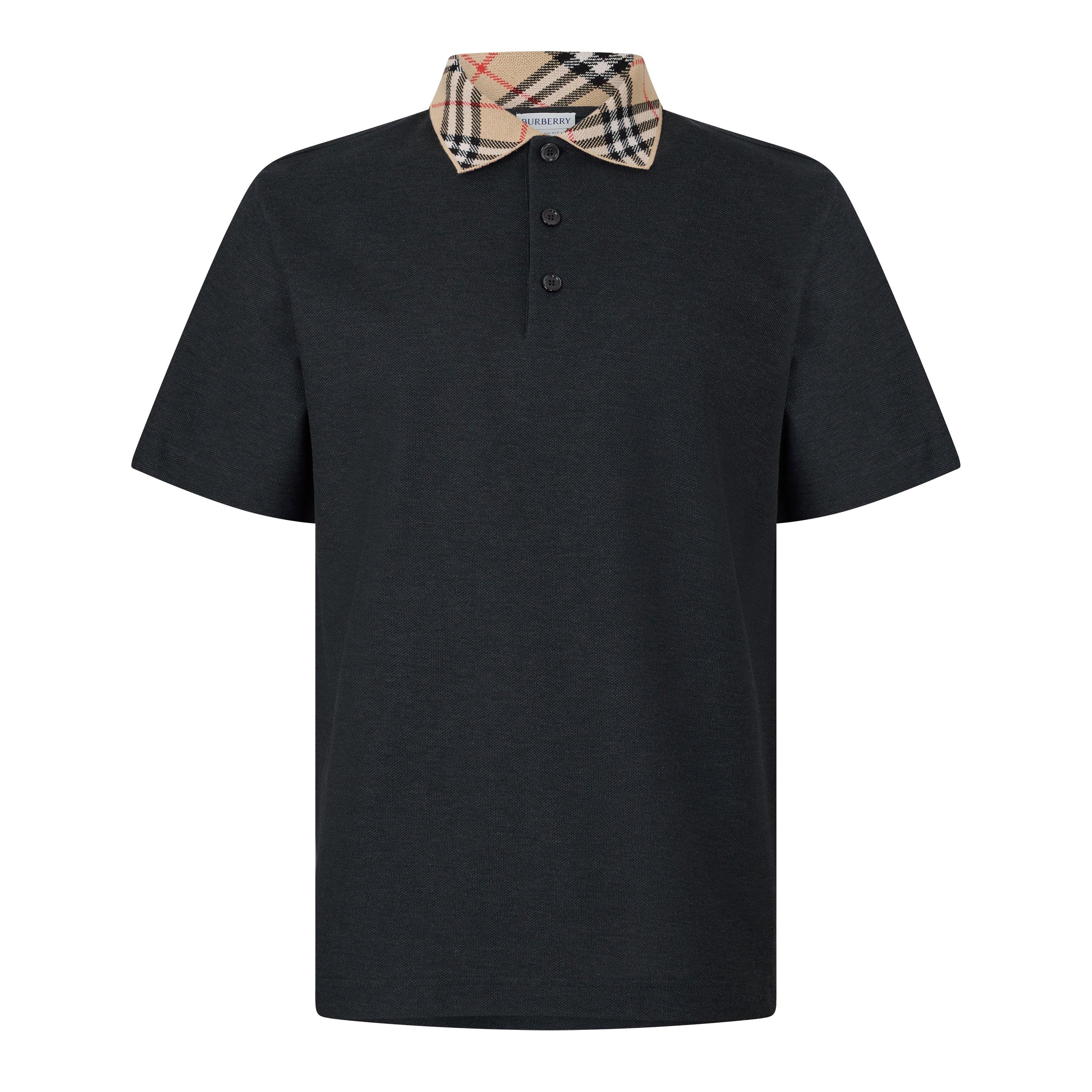 Burberry Mens Cody Check Polo Shirt