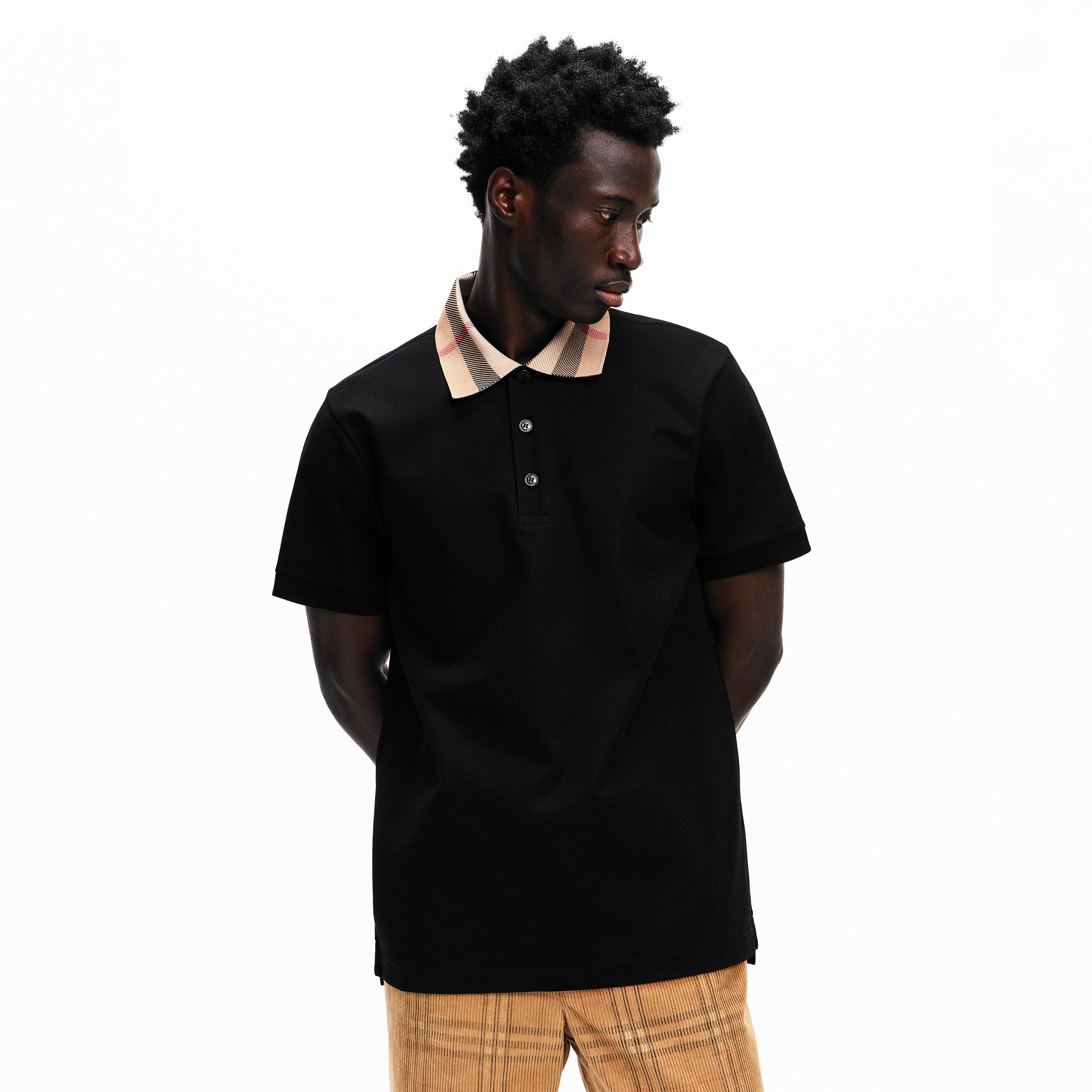 Burberry Mens Cody Check Polo Shirt | Cruise Fashion