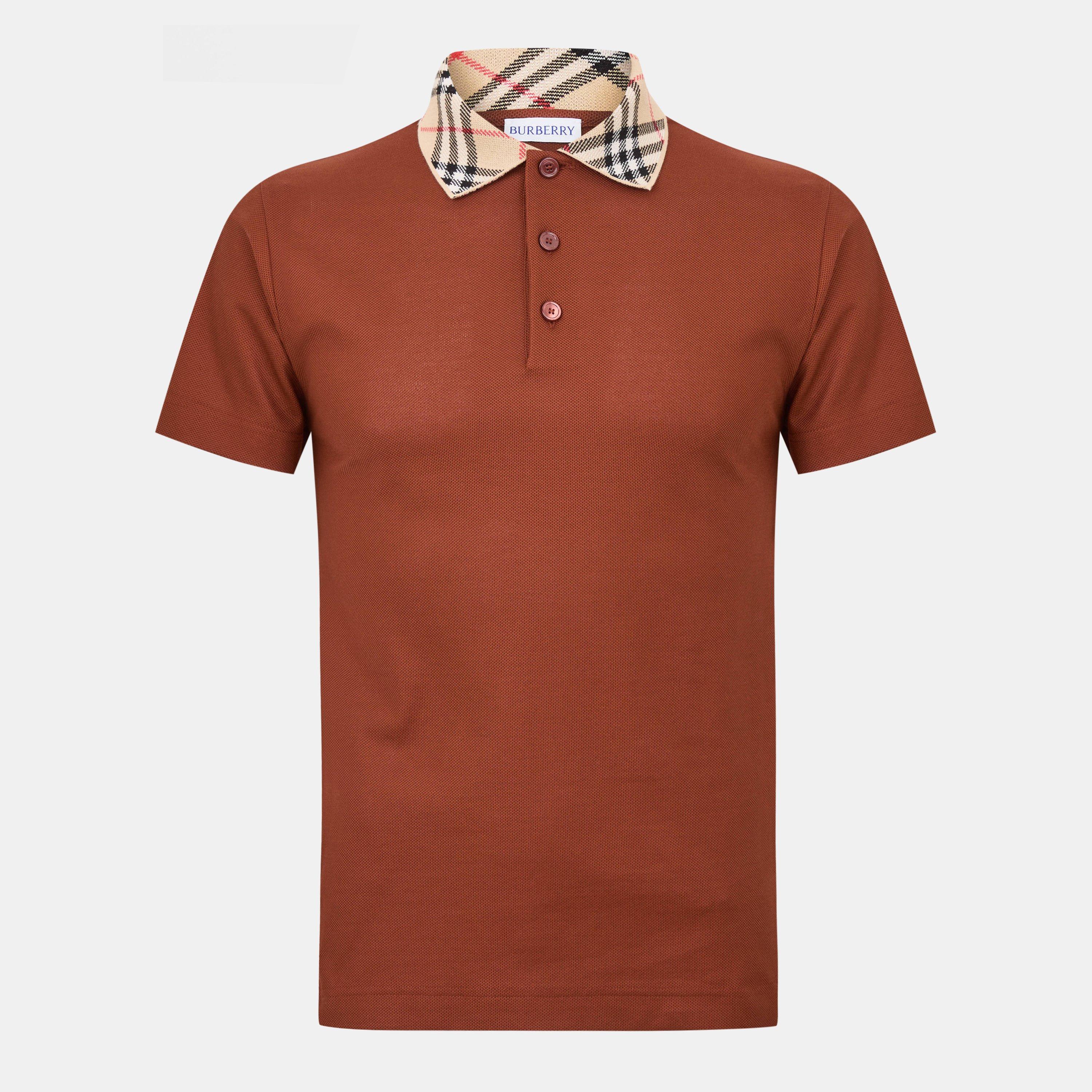 Burberry Mens Cody Check Polo Shirt | Cruise Fashion