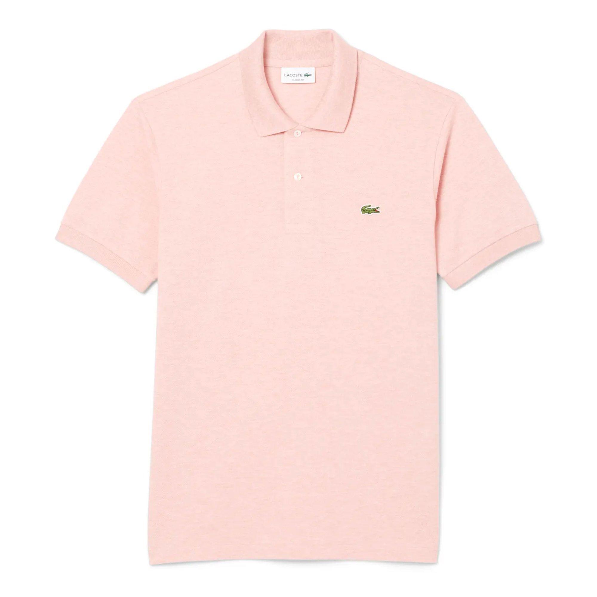 STRWBERRY CHINE - Lacoste - Classic Fit L.12.12 Marl Mens Polo Shirt - 1