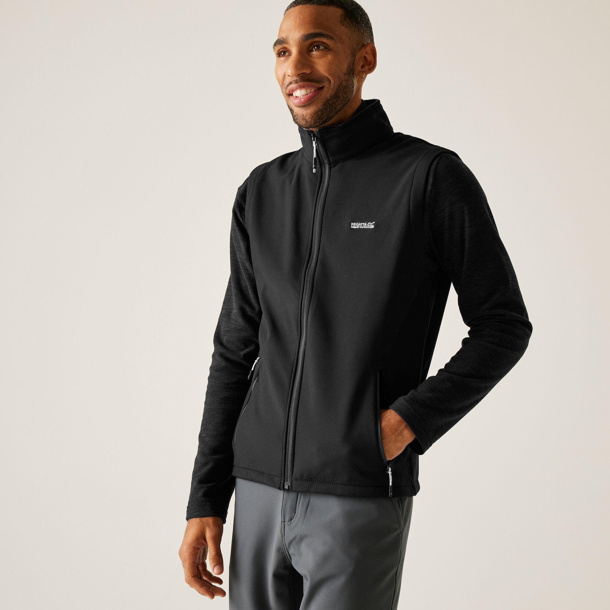 Regatta Men's Bradwell Iii Softshell Bodywarmer - Black - 4XL