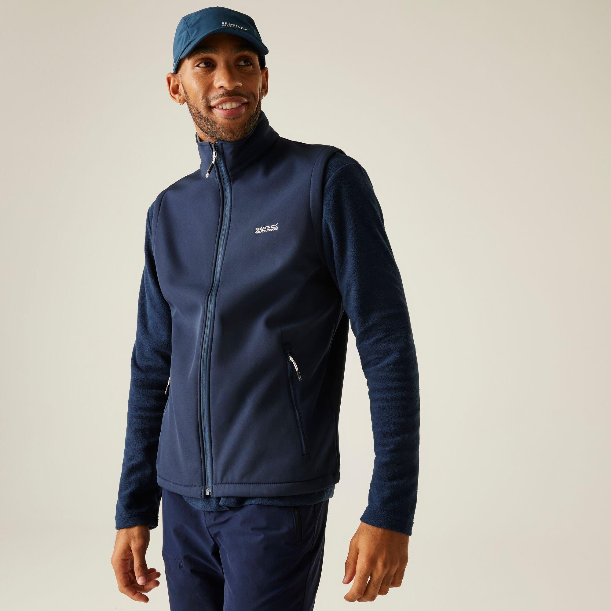 Navy - Regatta - Bradwell III Softshell Bodywarmer - 1