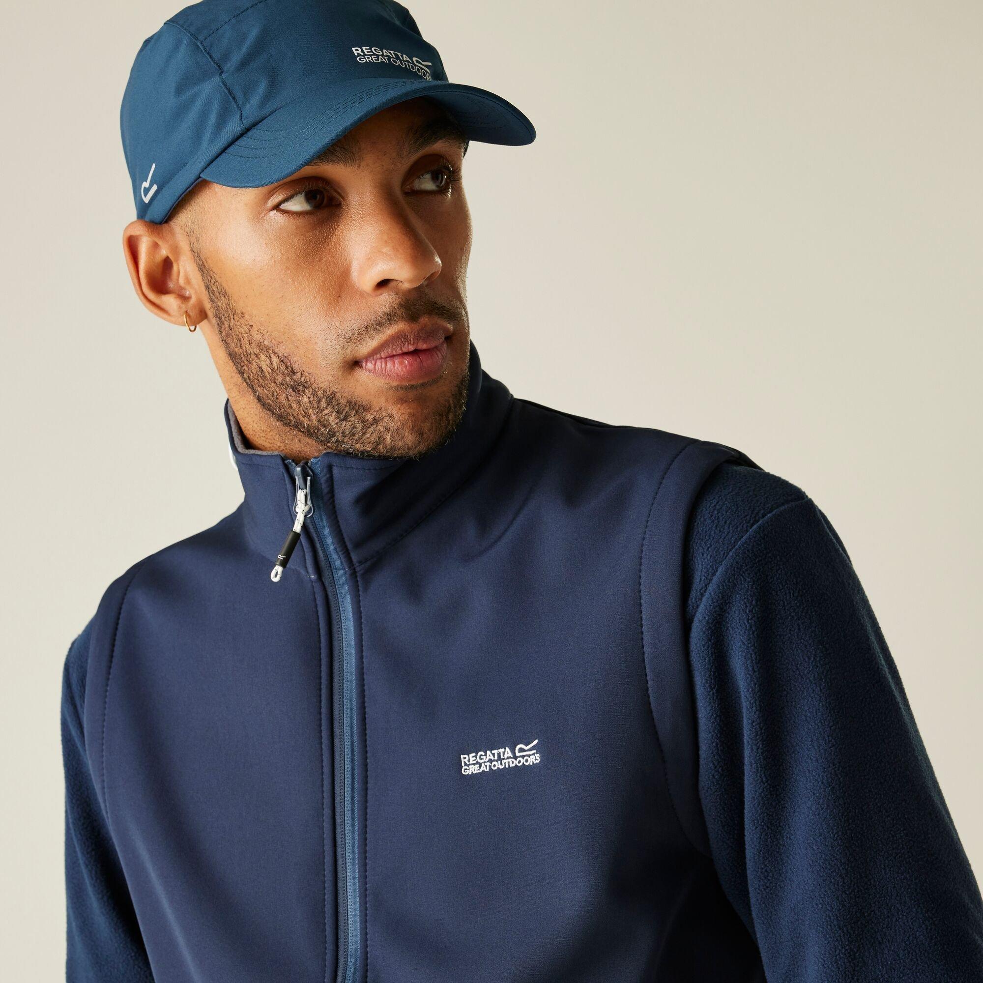 Navy - Regatta - Men's Bradwell III Water and Wind Resistant Softshell Gilet - 4