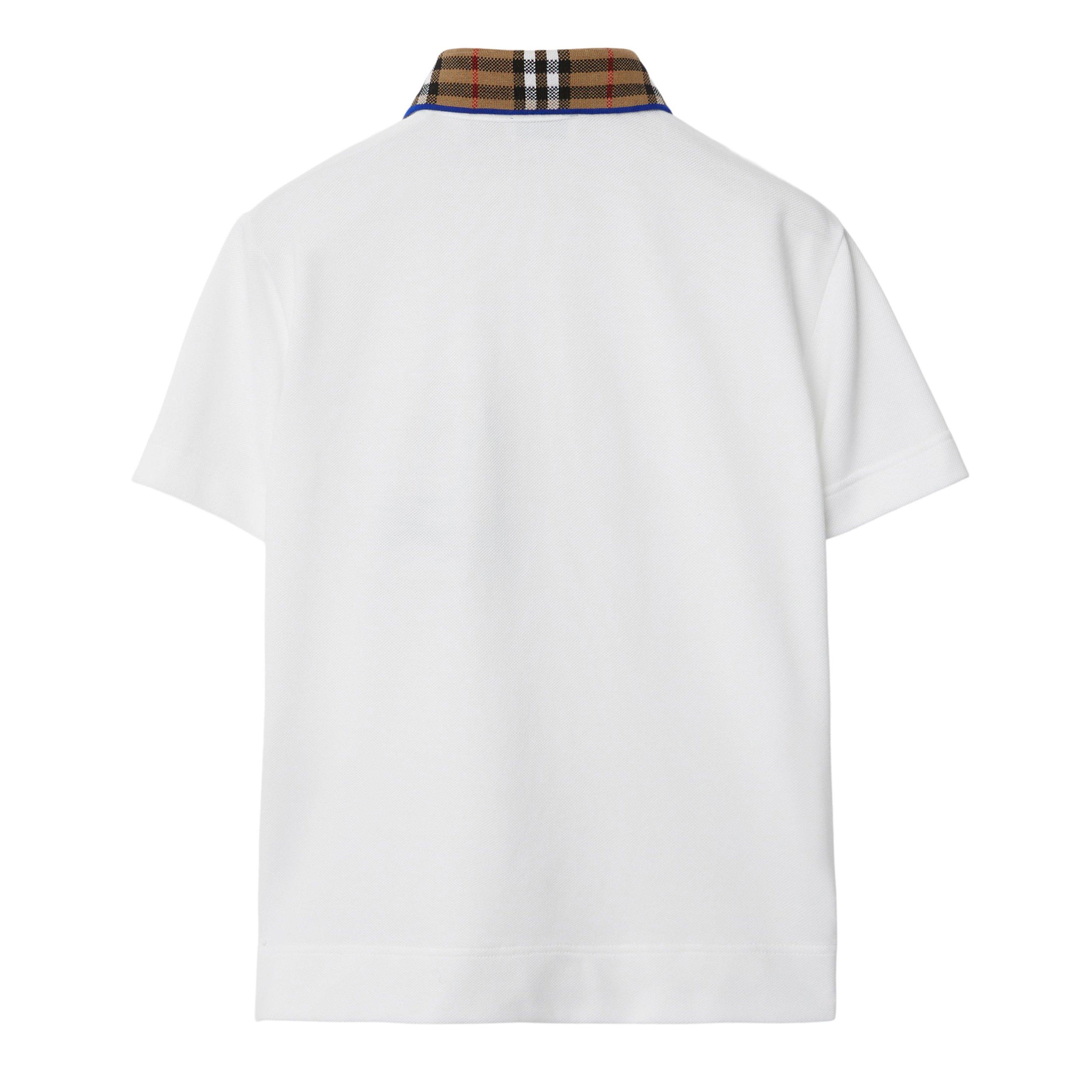 White A1464 - Burberry - Johane Polo Shirt Junior Boys - 2
