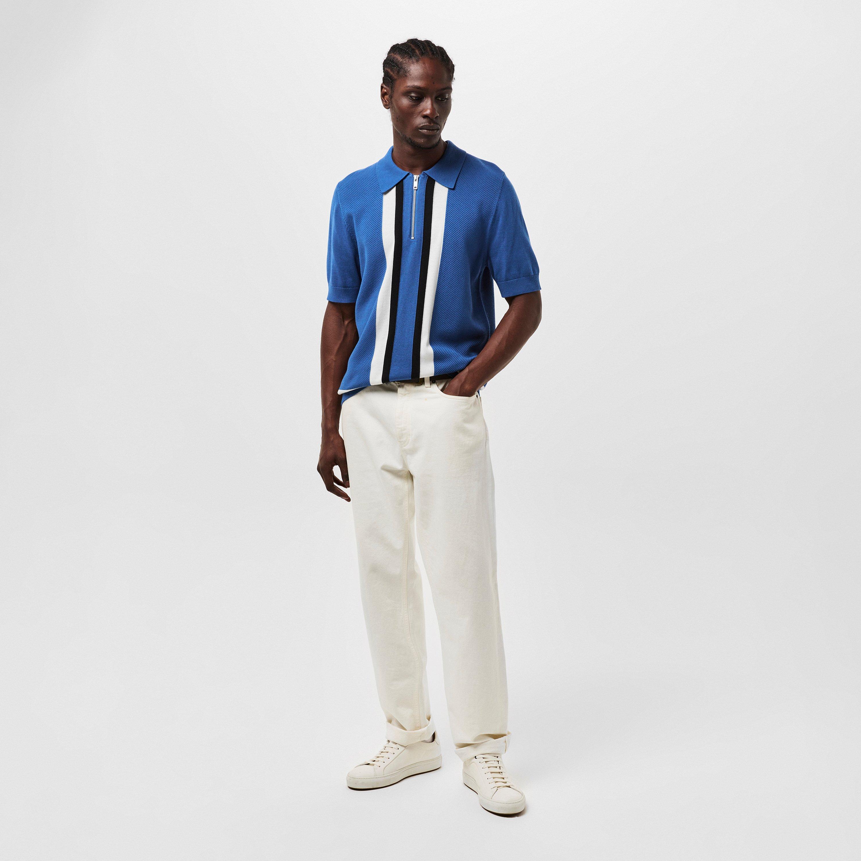 Medium Blue - Hugo - Men's Short-Sleeve Polo Shirt - 6