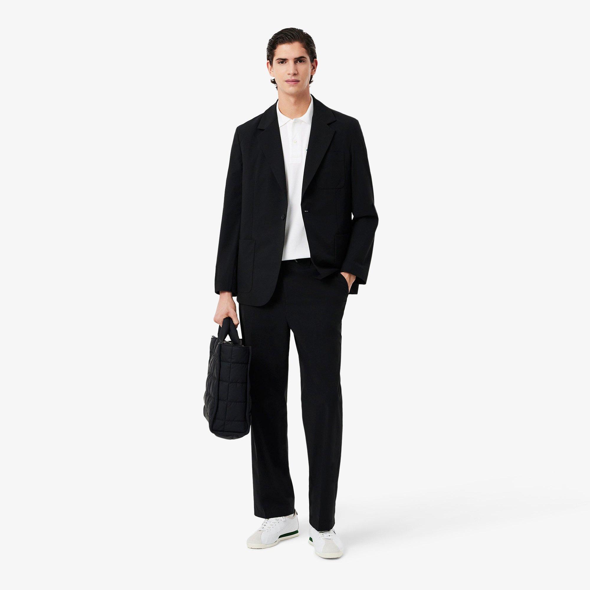 WHITE/GREEN - Lacoste - Classic Fit Pocket Accent L.12.12 Mens Polo Shirt - 7