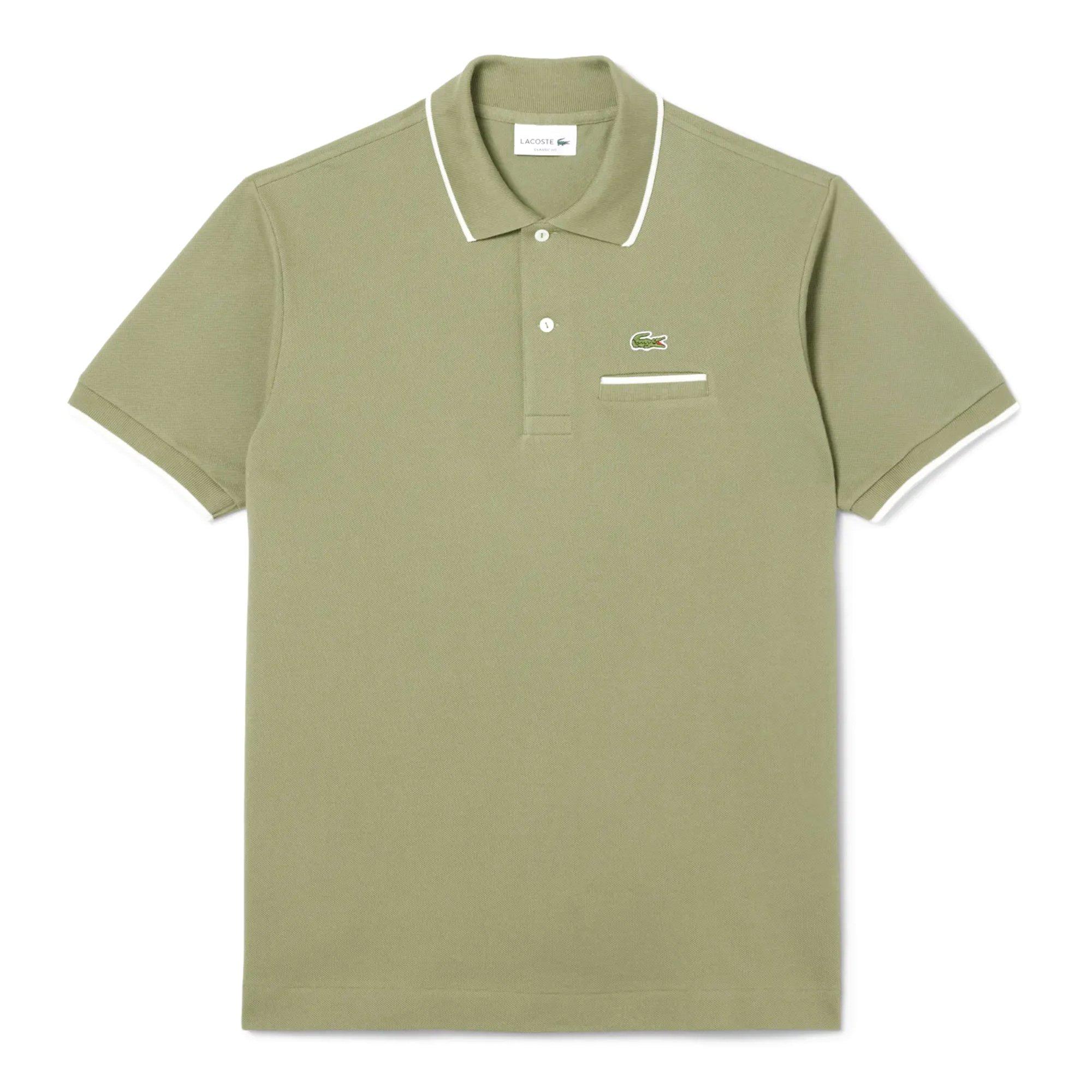 Classic Fit Pocket Accent L.12.12 Mens Polo Shirt