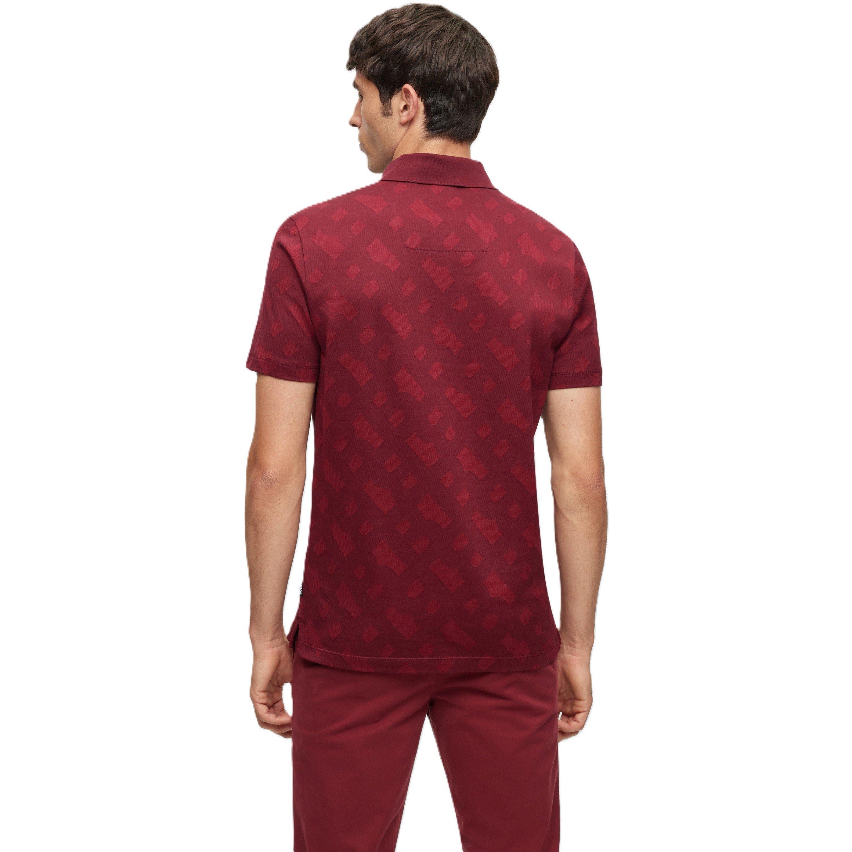 Red - Boss - Men's Short Sleeve Polo Shirts - 2