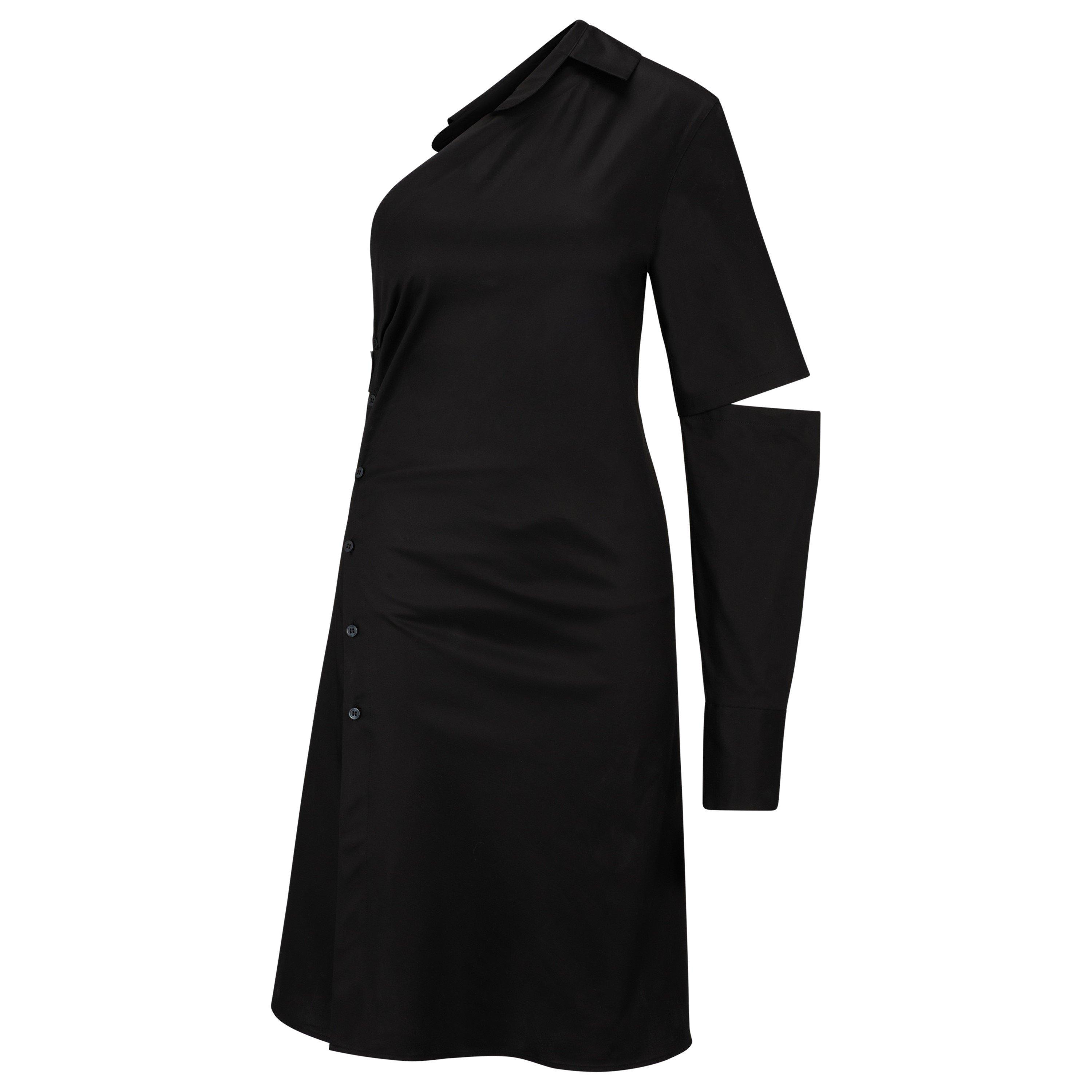 Black - Boss - Women's Demeer Long-Sleeve Blouse - 4