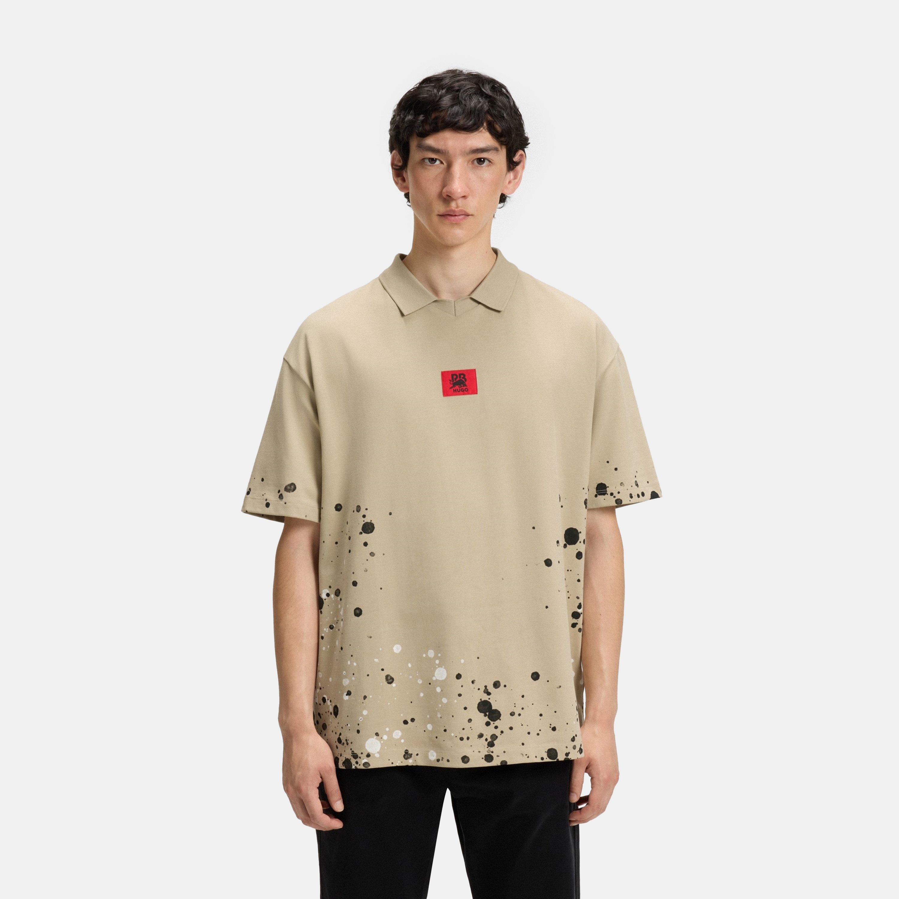 Beige 269 - Hugo x RB - x VCARB by Slawn Graphic Polo - 3