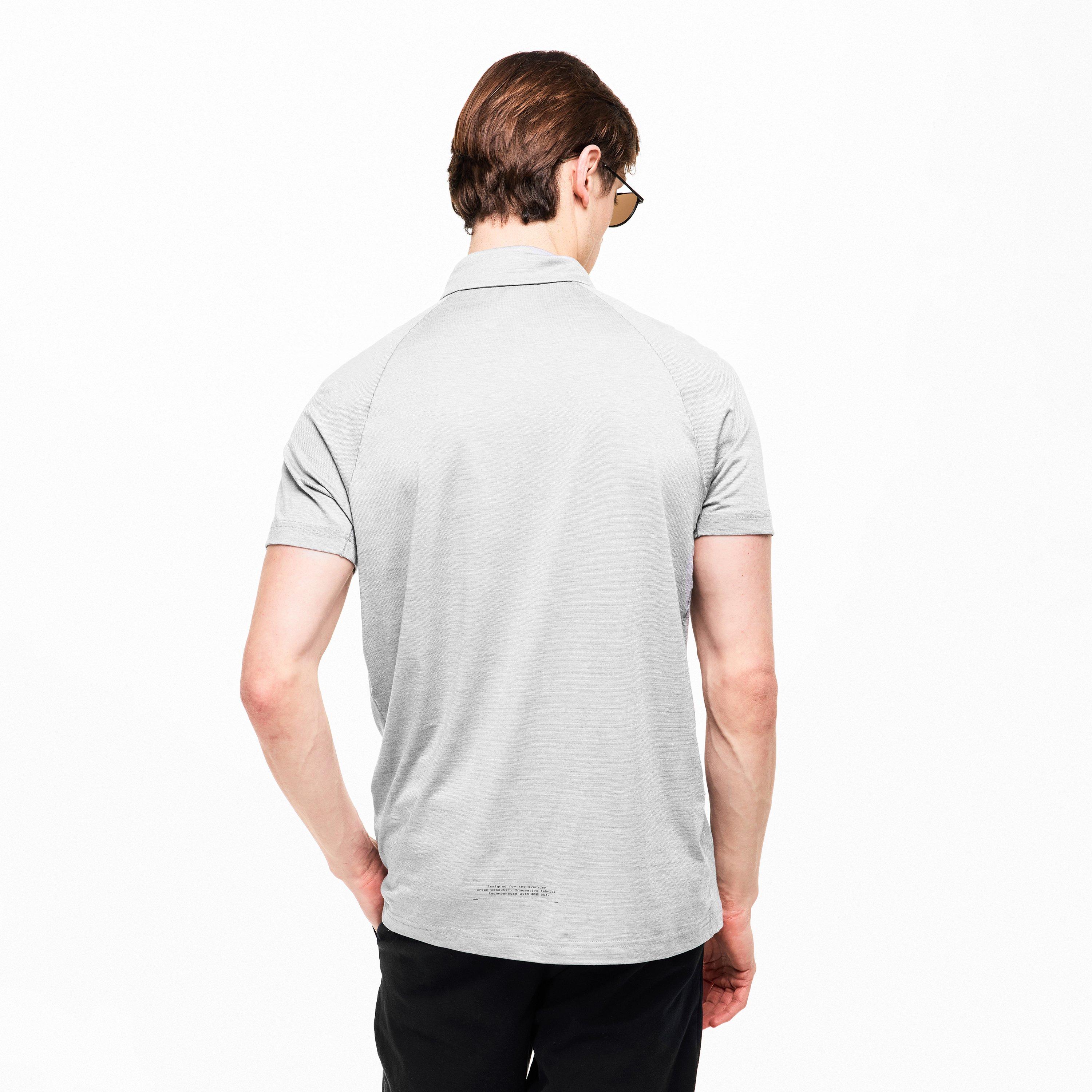 Open Grey - Boss - Boss Pl Tour Wool 10276309 01 Polo Shirt Mens - 4