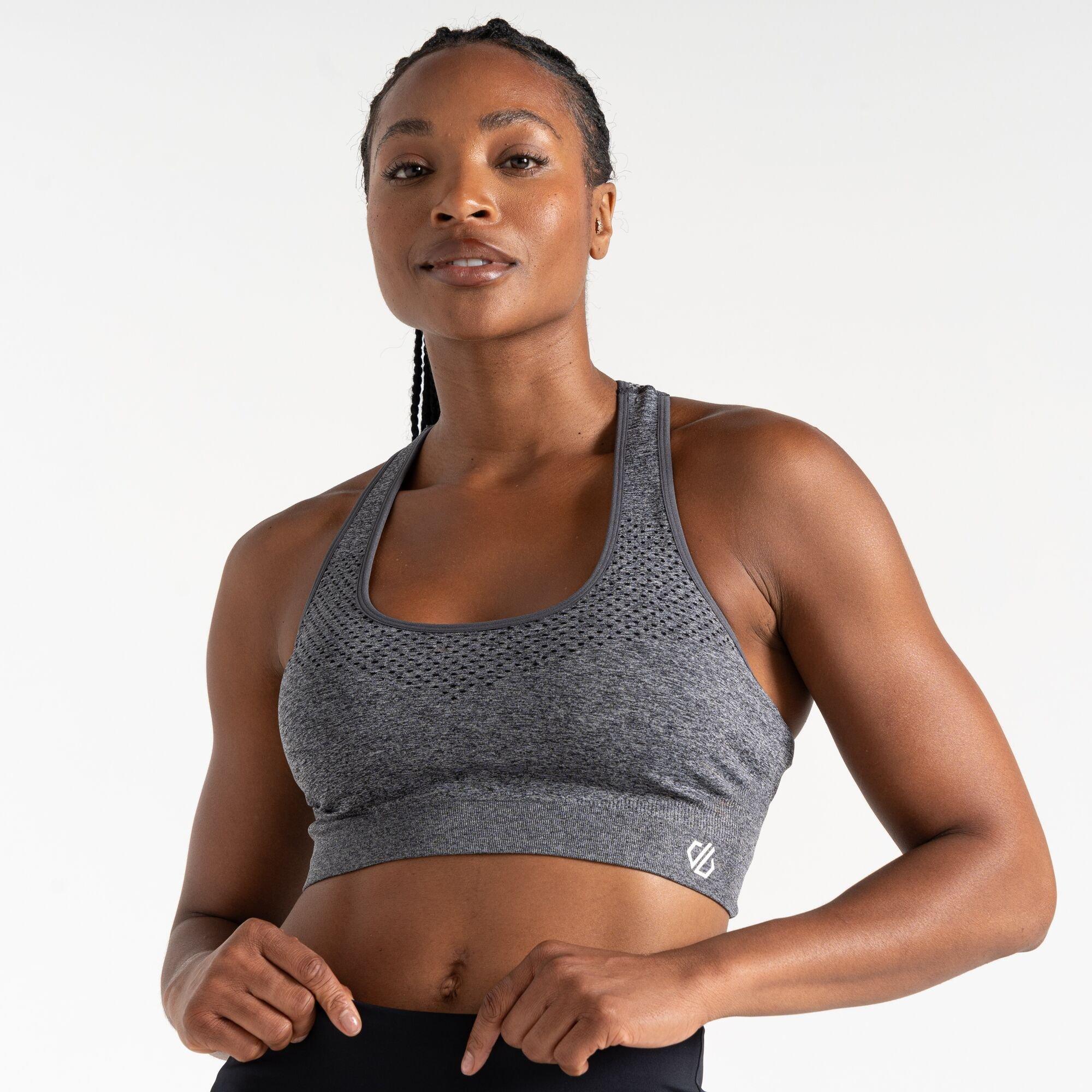 Ebony/Ebony - Dare 2b - Women's Medium Impact Sports Bra - 4