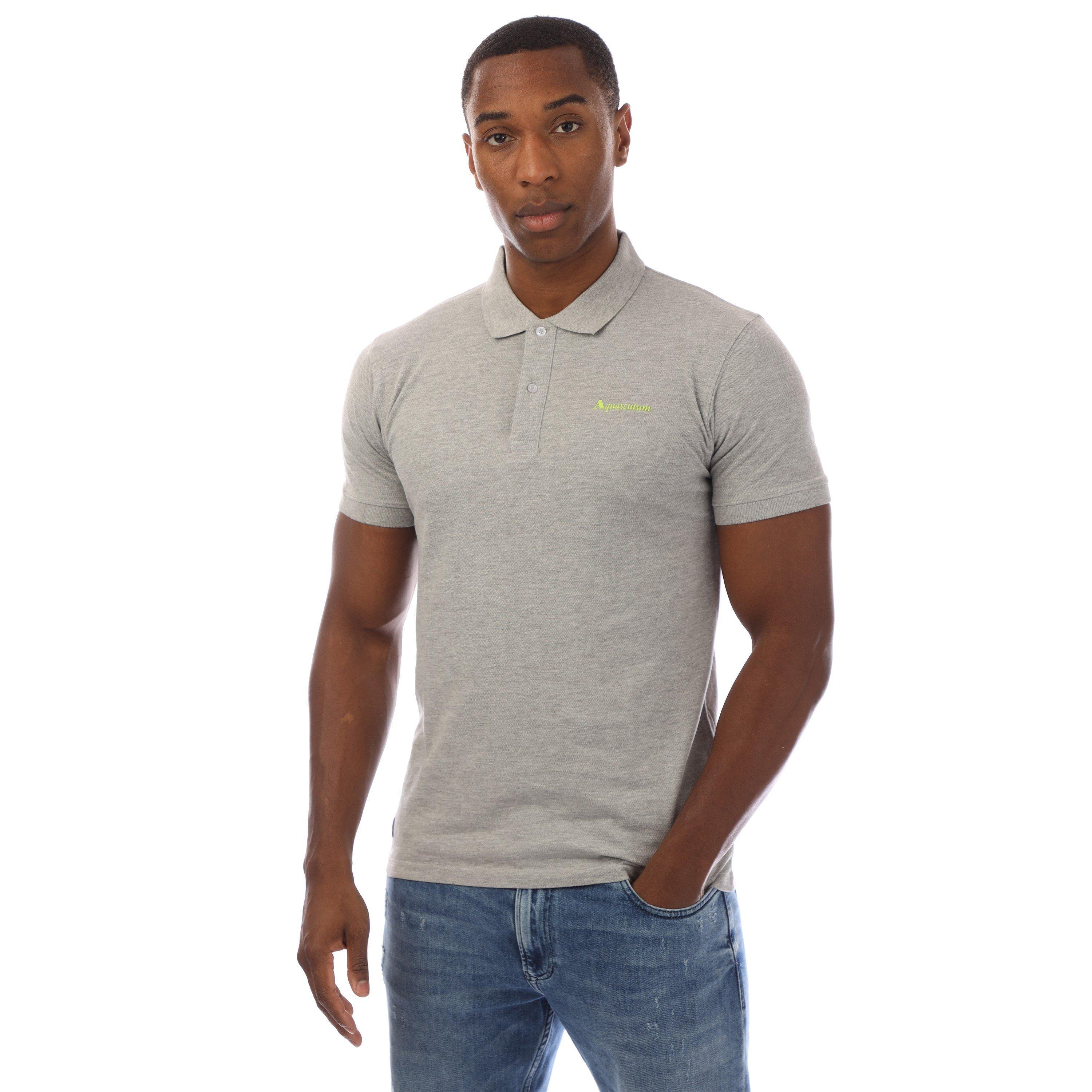 Lt Mel Grey - Aquascutum - Men's Short-Sleeve Polo - 1