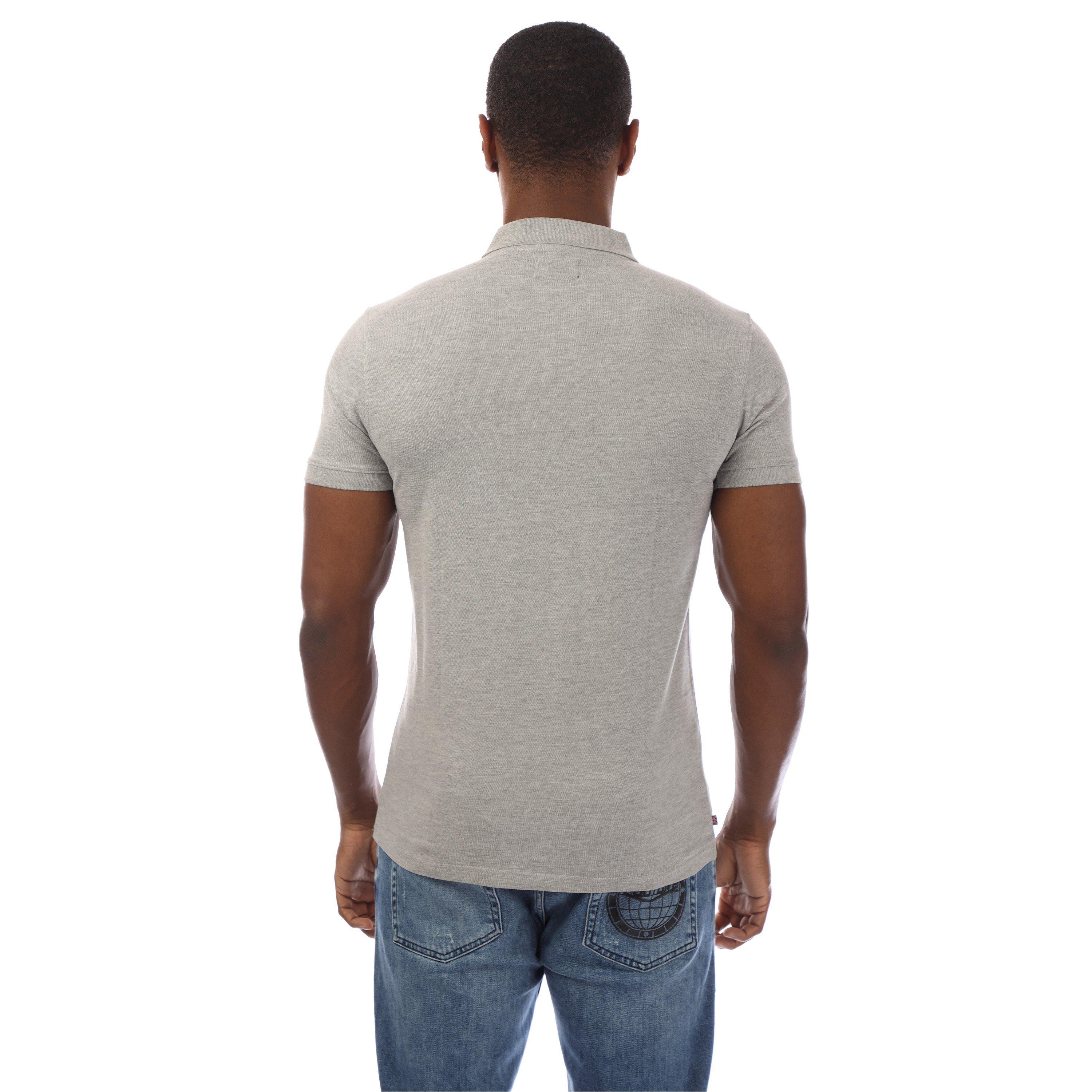 Lt Mel Grey - Aquascutum - Men's Short-Sleeve Polo - 2
