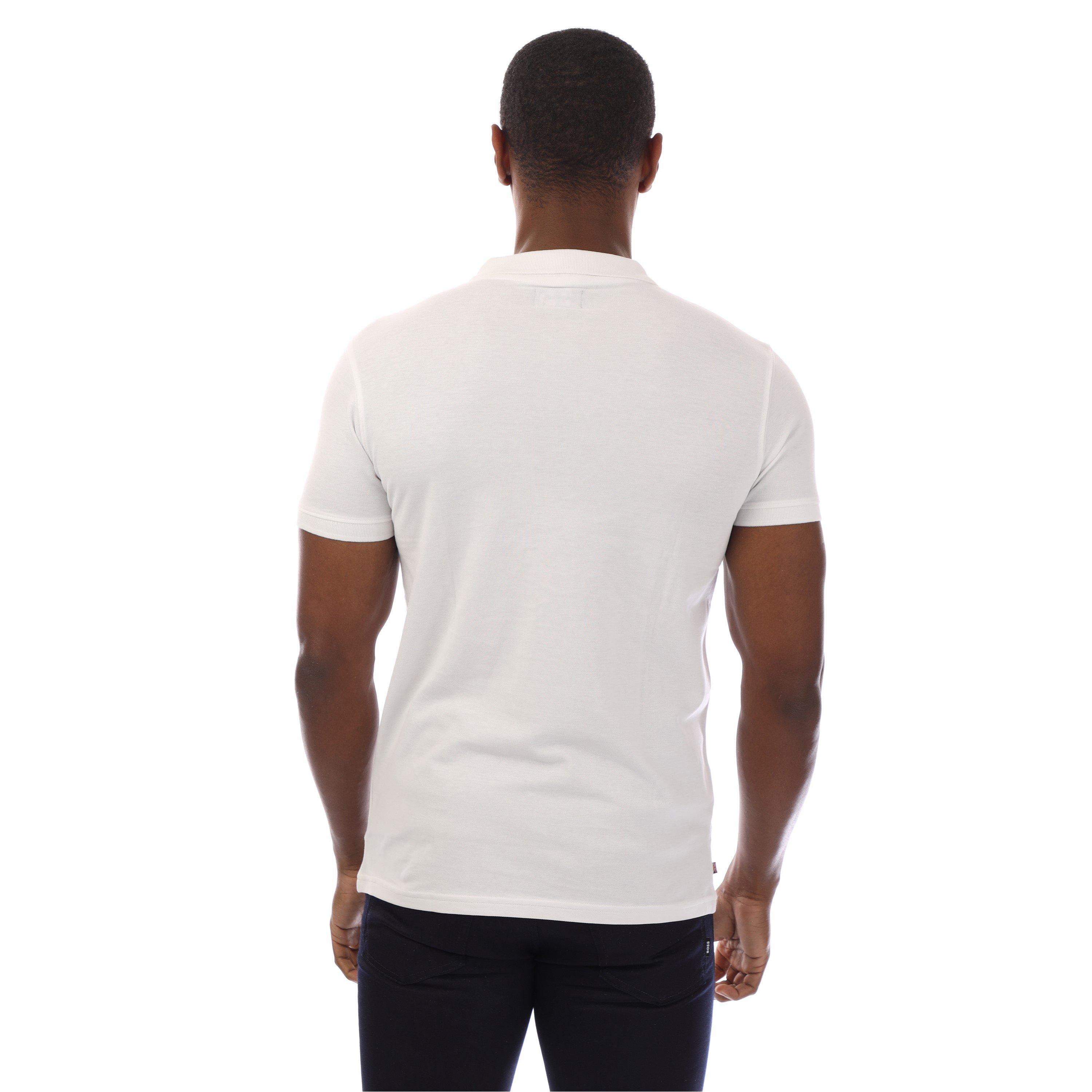 White/Navy - Aquascutum - Men's Short-Sleeve Polo - 2