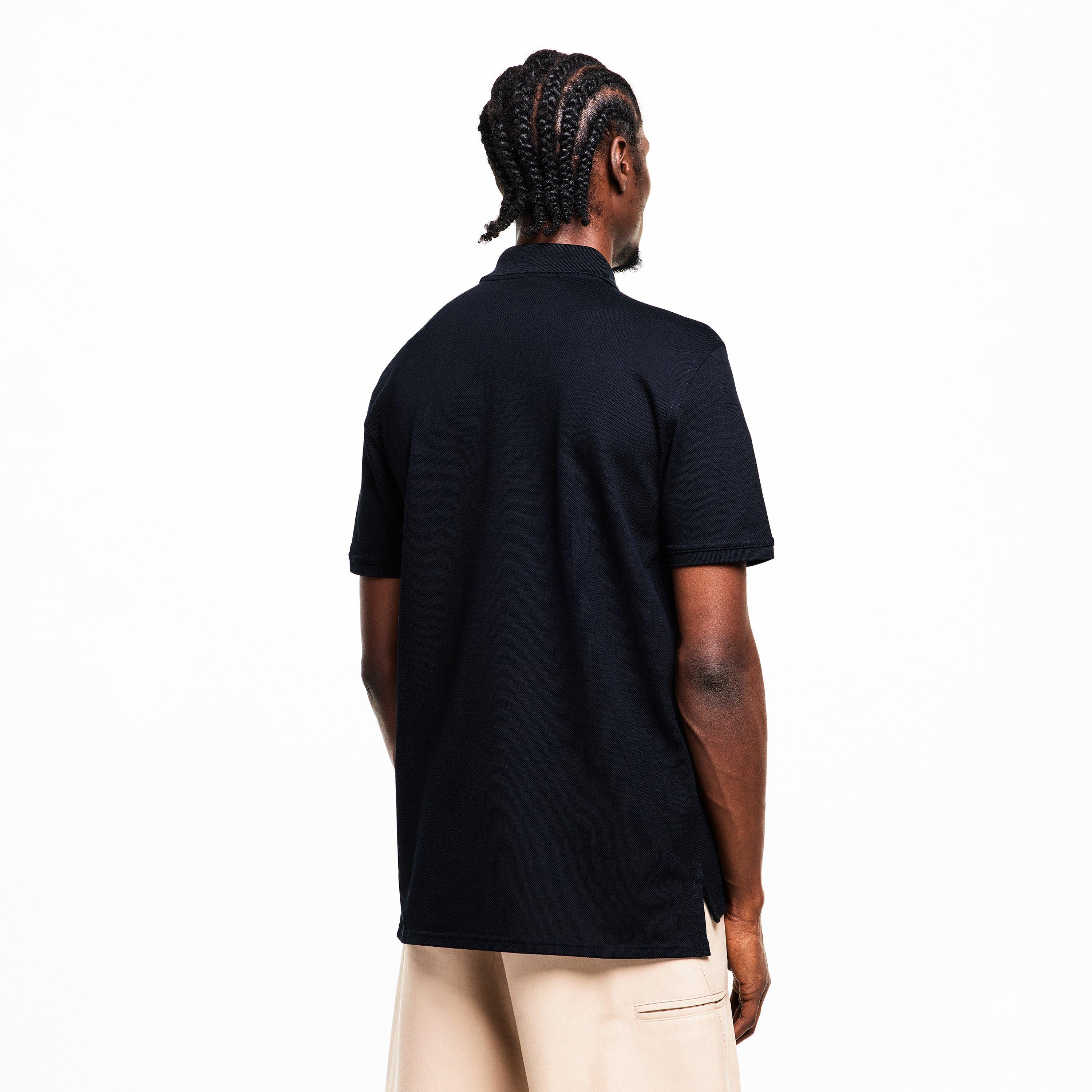 Navy - GIVENCHY - Men's GIV Pocket Logo Short Sleeve Polo Shirt - 4