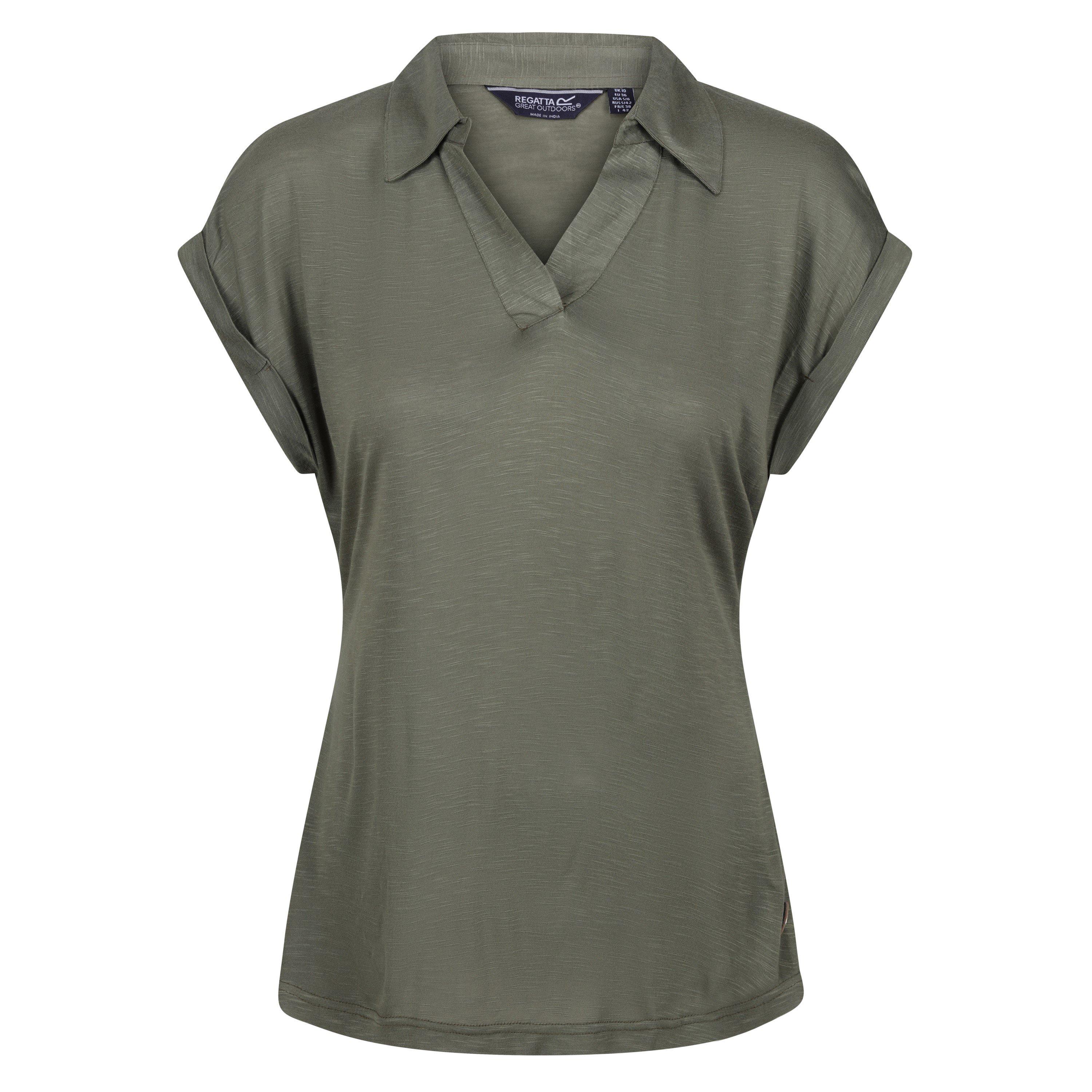 Regatta Women's Lupine Short Sleeve Polo Shirt - Fourleafclvr - 8 (XS)