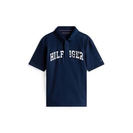 Tommy Hilfiger Tommy Scrpt Lgo Polo Jn53