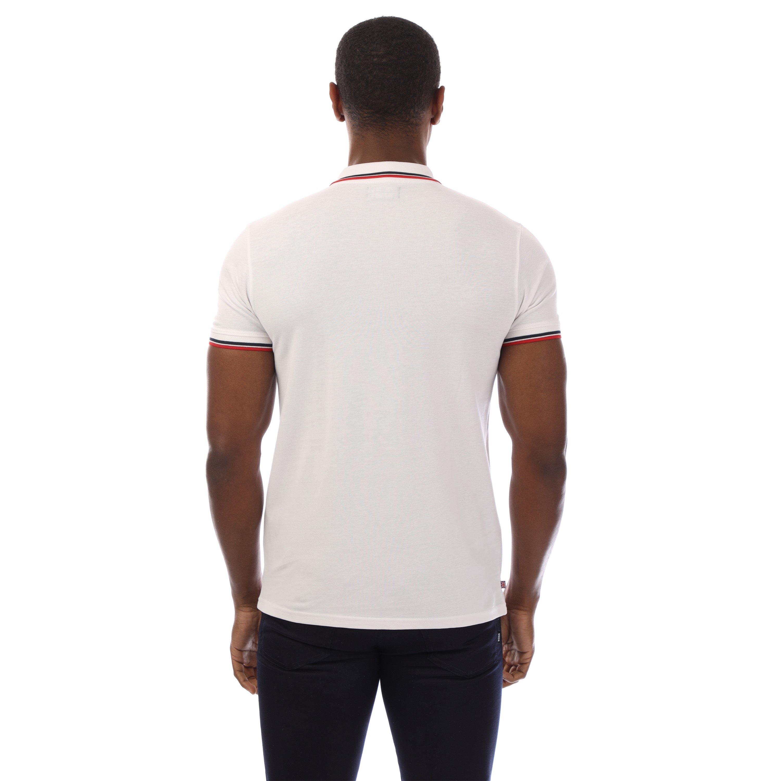 White/Navy - Aquascutum - Logo Polo Shirt - 2