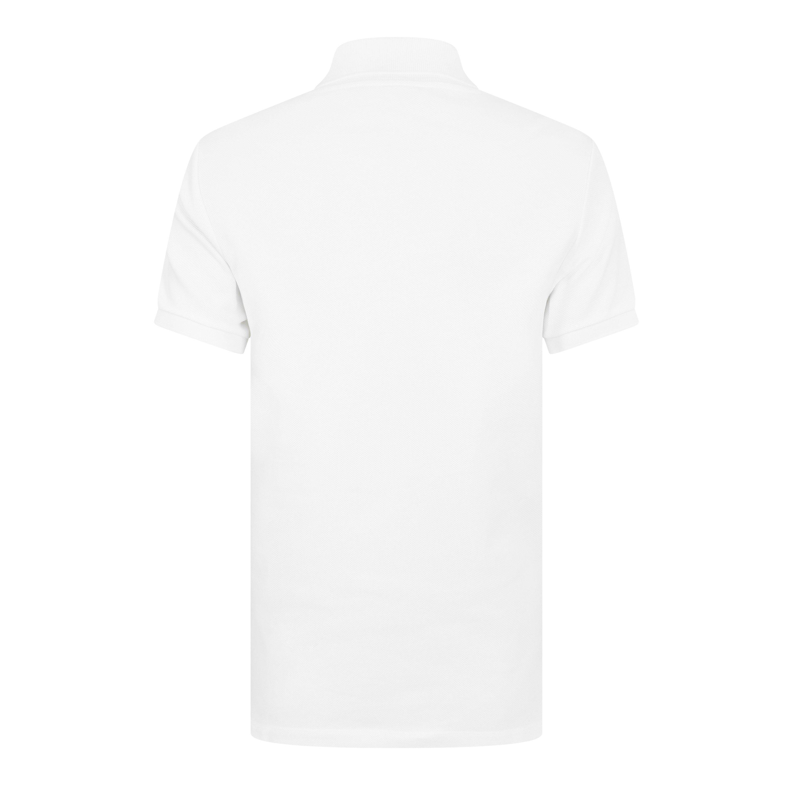 White - Balmain - Men's Short Sleeve Polo Shirt - 2