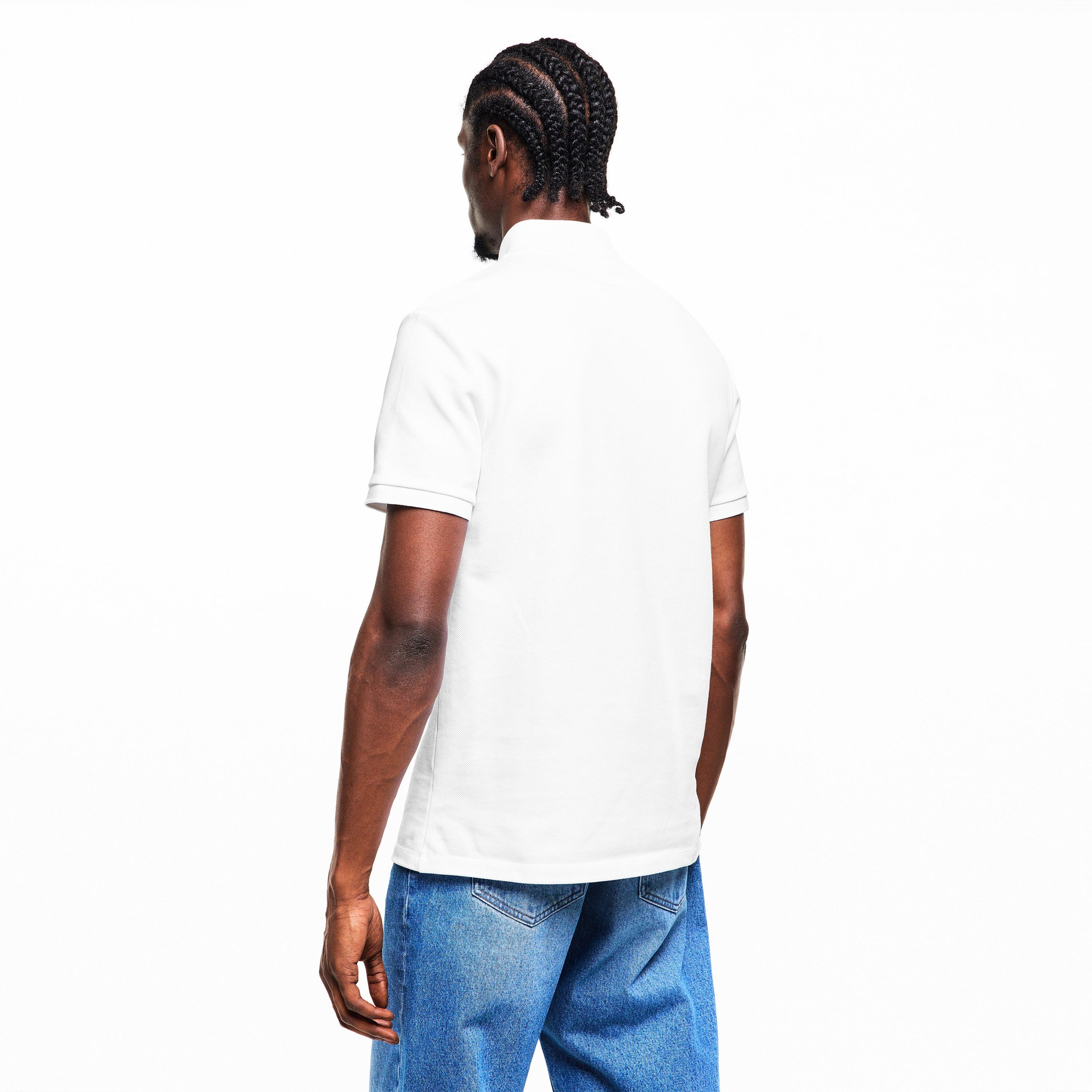 White - Balmain - Men's Short Sleeve Polo Shirt - 4