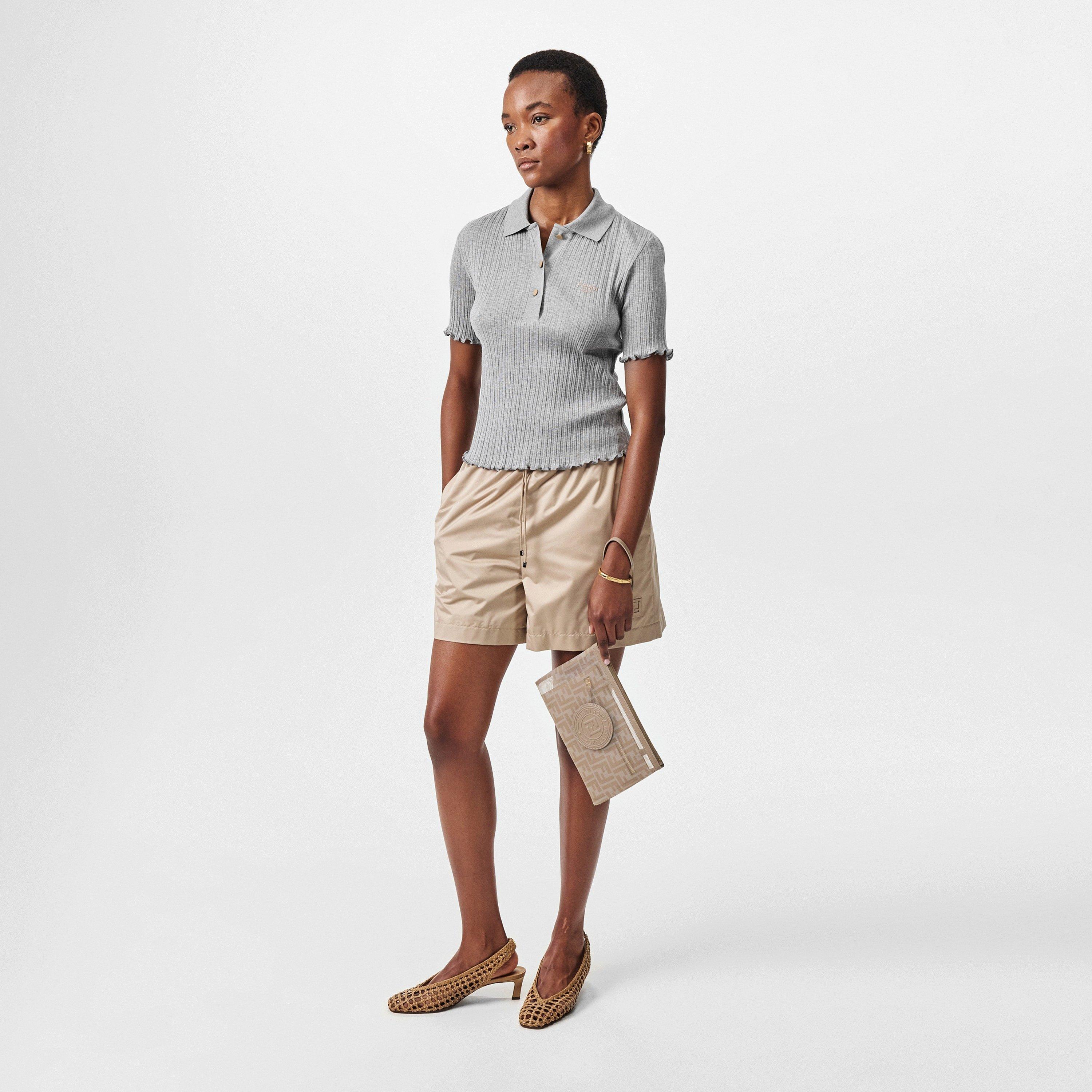 Stone - Fendi - Cropped Polo Shirt - 6
