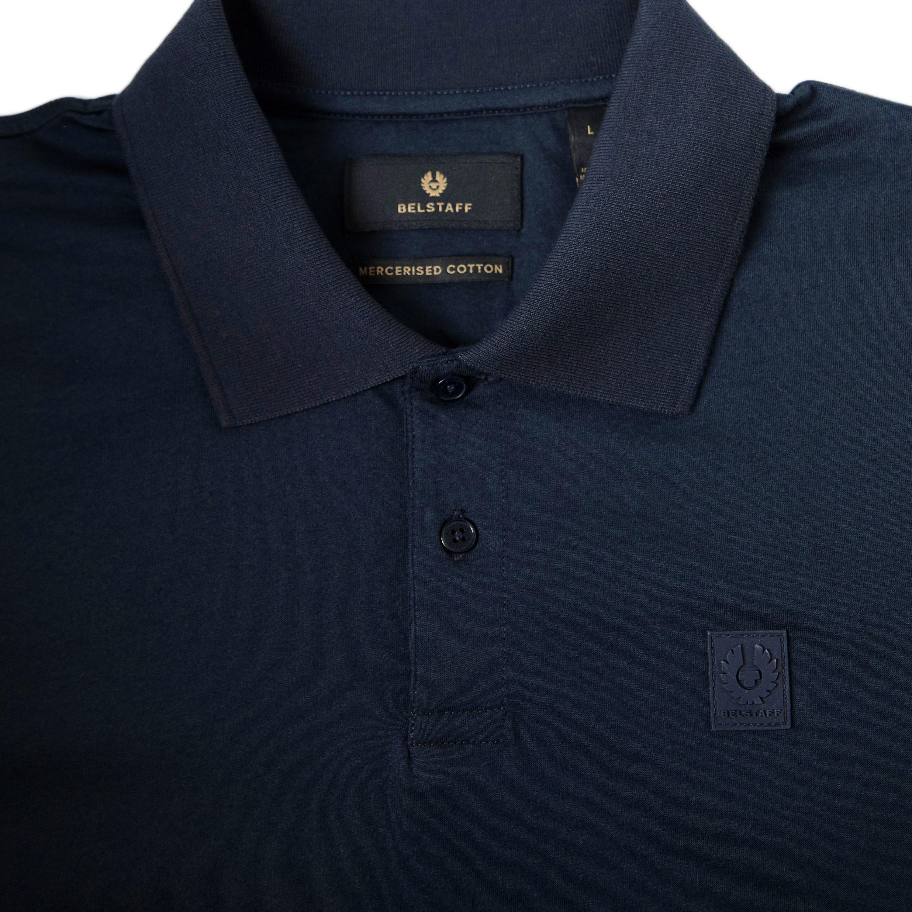 Dark Ink - Belstaff - Men's Steel Short Sleeve Polo Shirt - 5