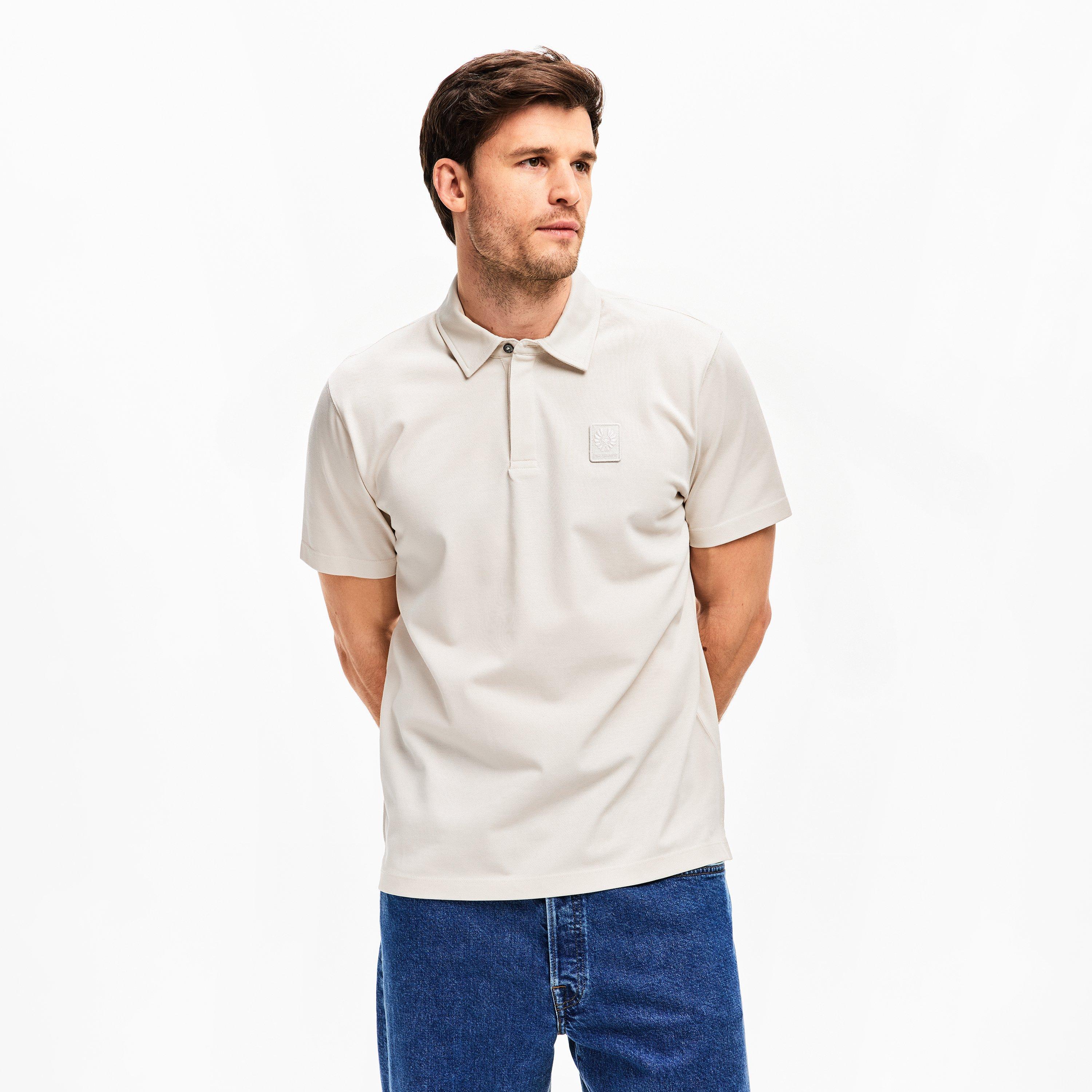 Silver Birch - Belstaff - Men's Curator P Short Sleeve Polo Shirt - 3