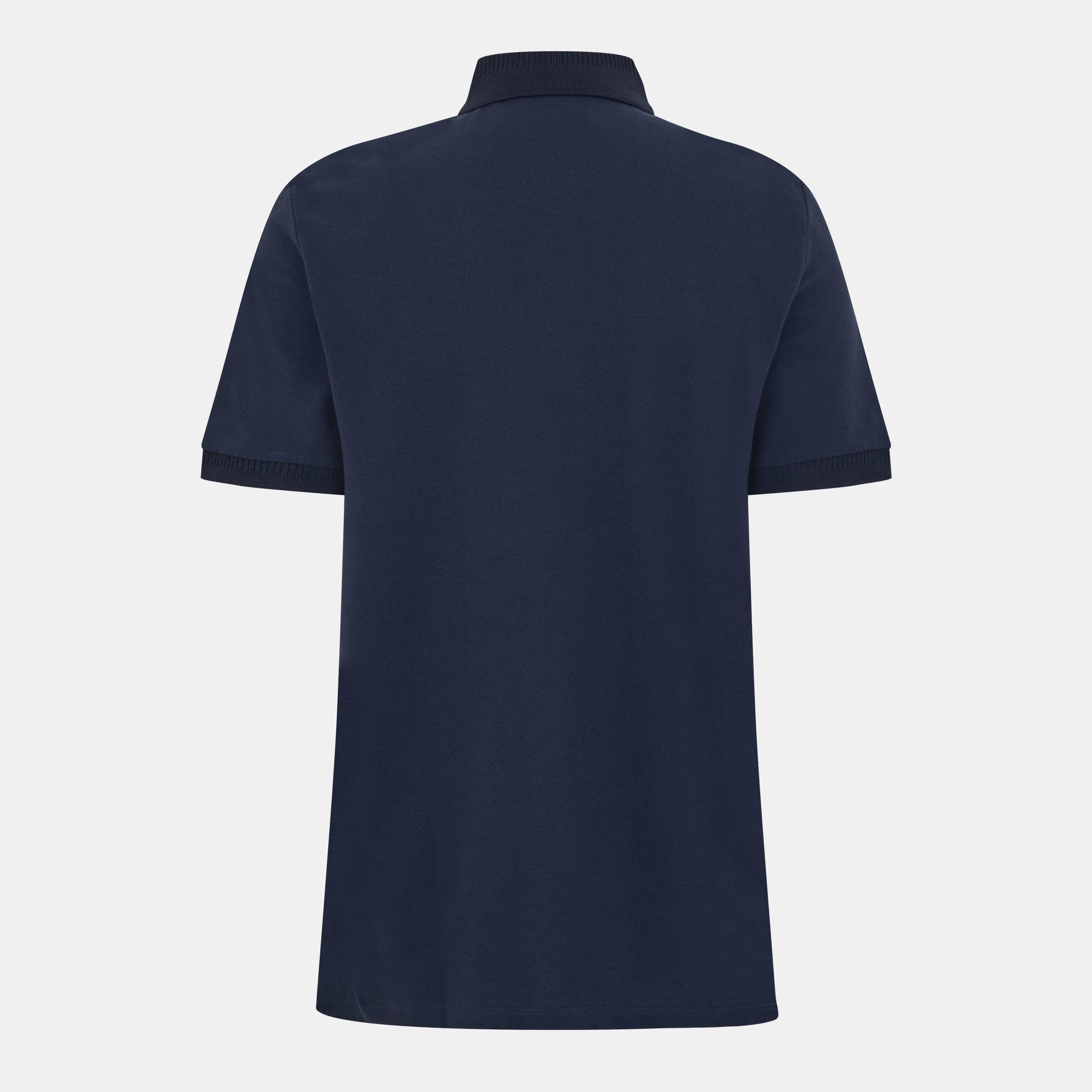 Dark Blue - Hugo - Men's Short Sleeve Breathable Stretch Polo Shirt - 2