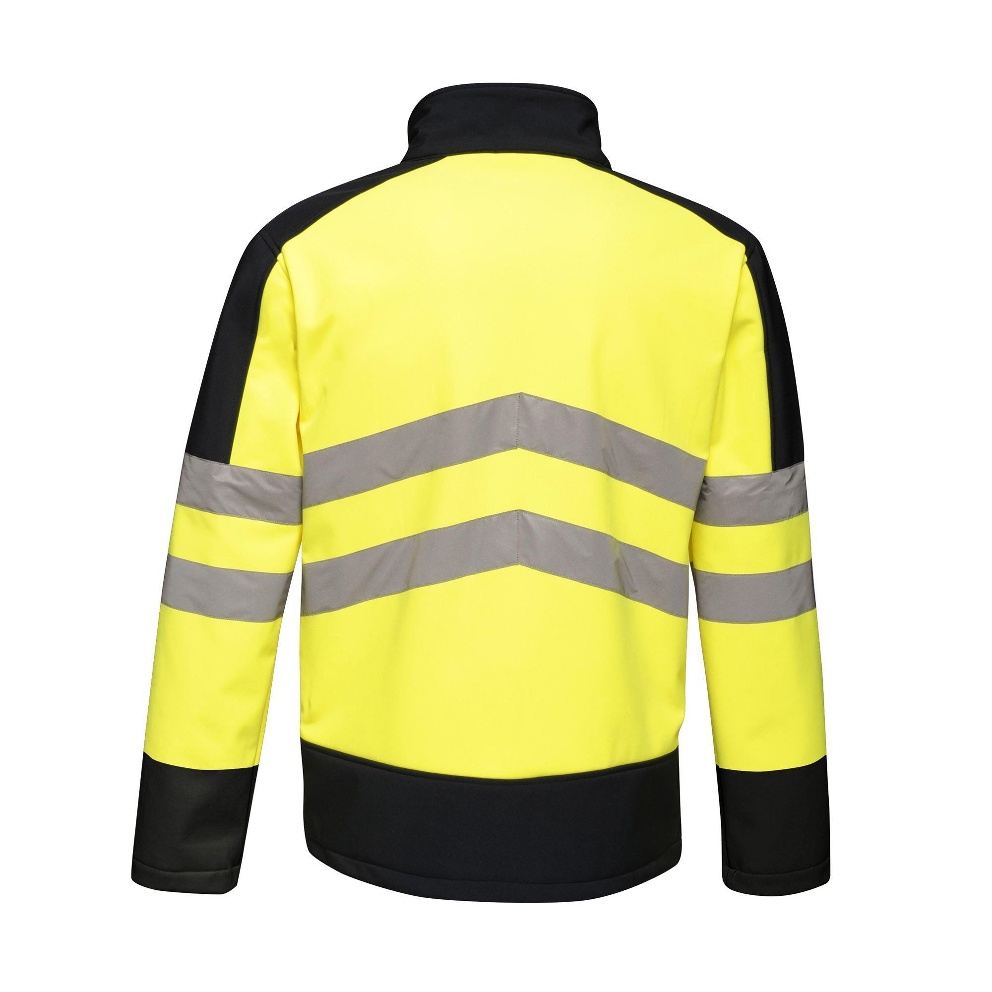 Yellow/Navy - Regatta - Hi Vis Pro Waterproof Jacket - 5