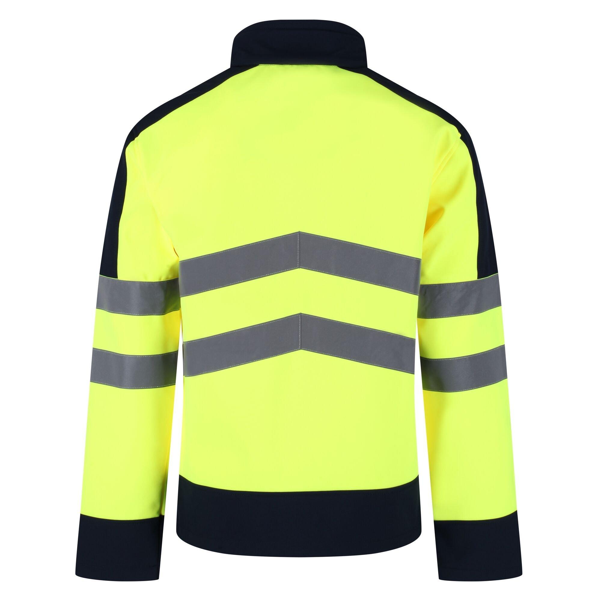 Yellow/Navy - Regatta - Hi Vis Pro Waterproof Jacket - 7