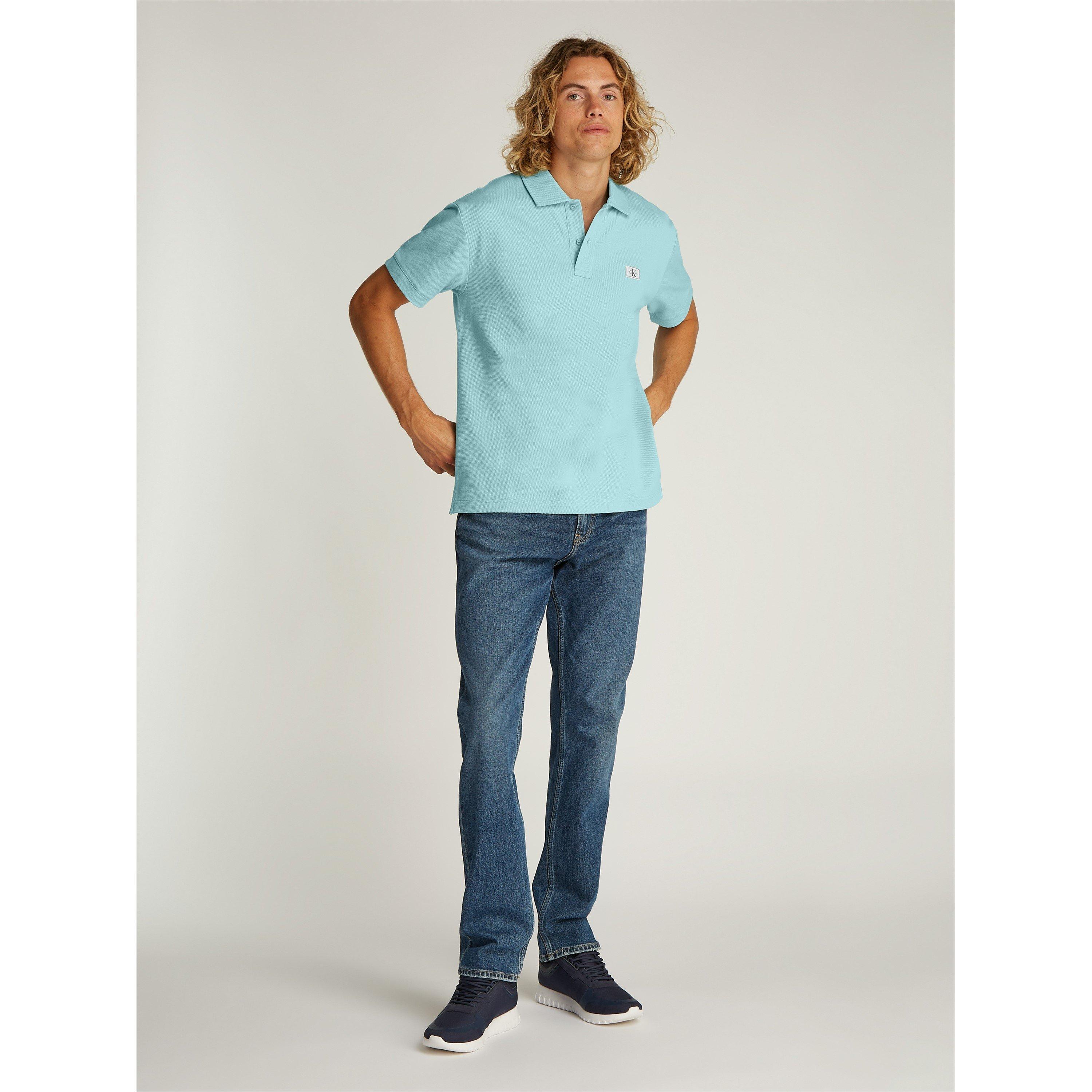 Fresh Mint - Calvin Klein Jeans - Men's Short-Sleeve Polo Shirt - 3