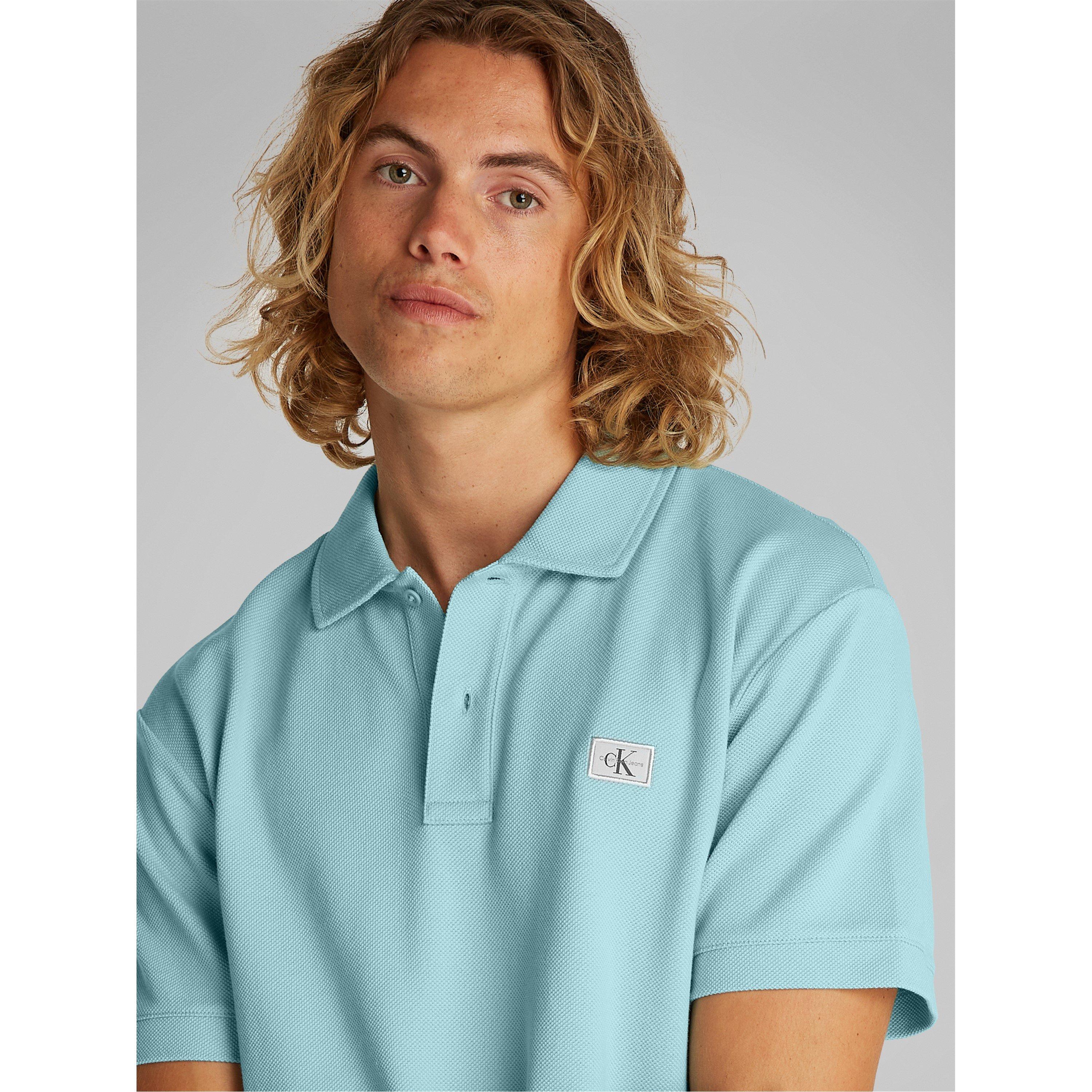 Fresh Mint - Calvin Klein Jeans - Men's Short-Sleeve Polo Shirt - 5