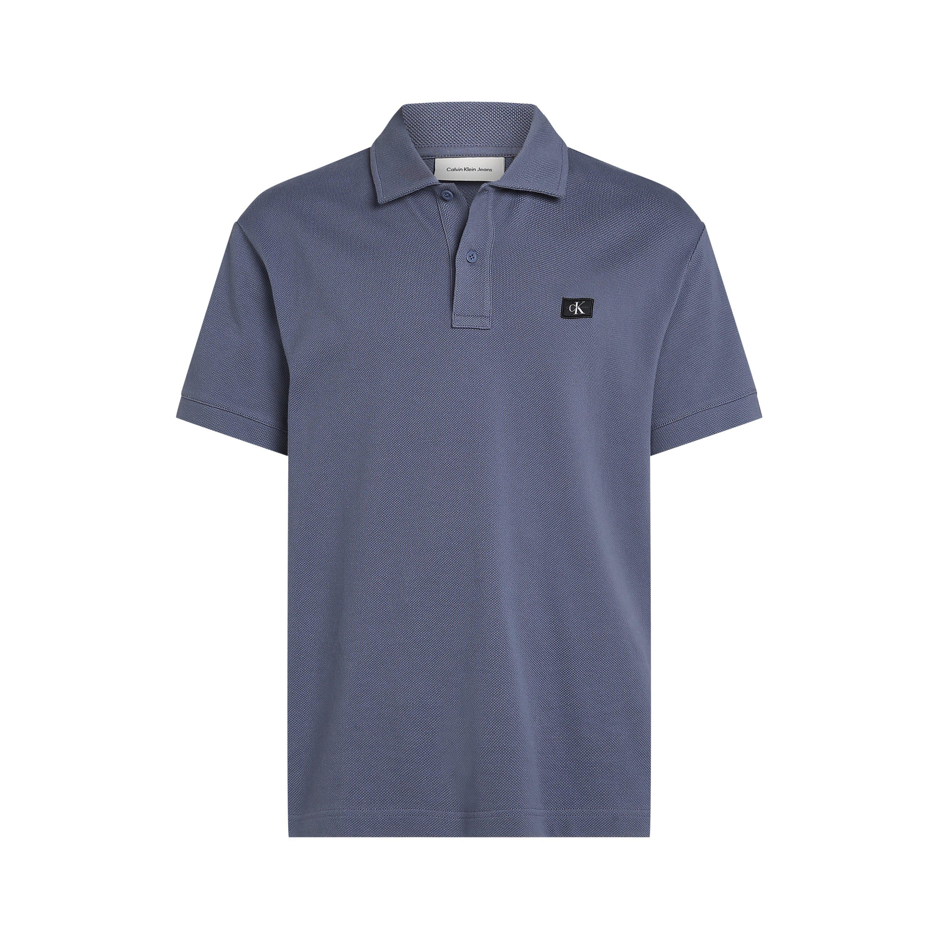 Calvin Klein Jeans Men's Short-Sleeve Polo Shirt - Grisaille - S