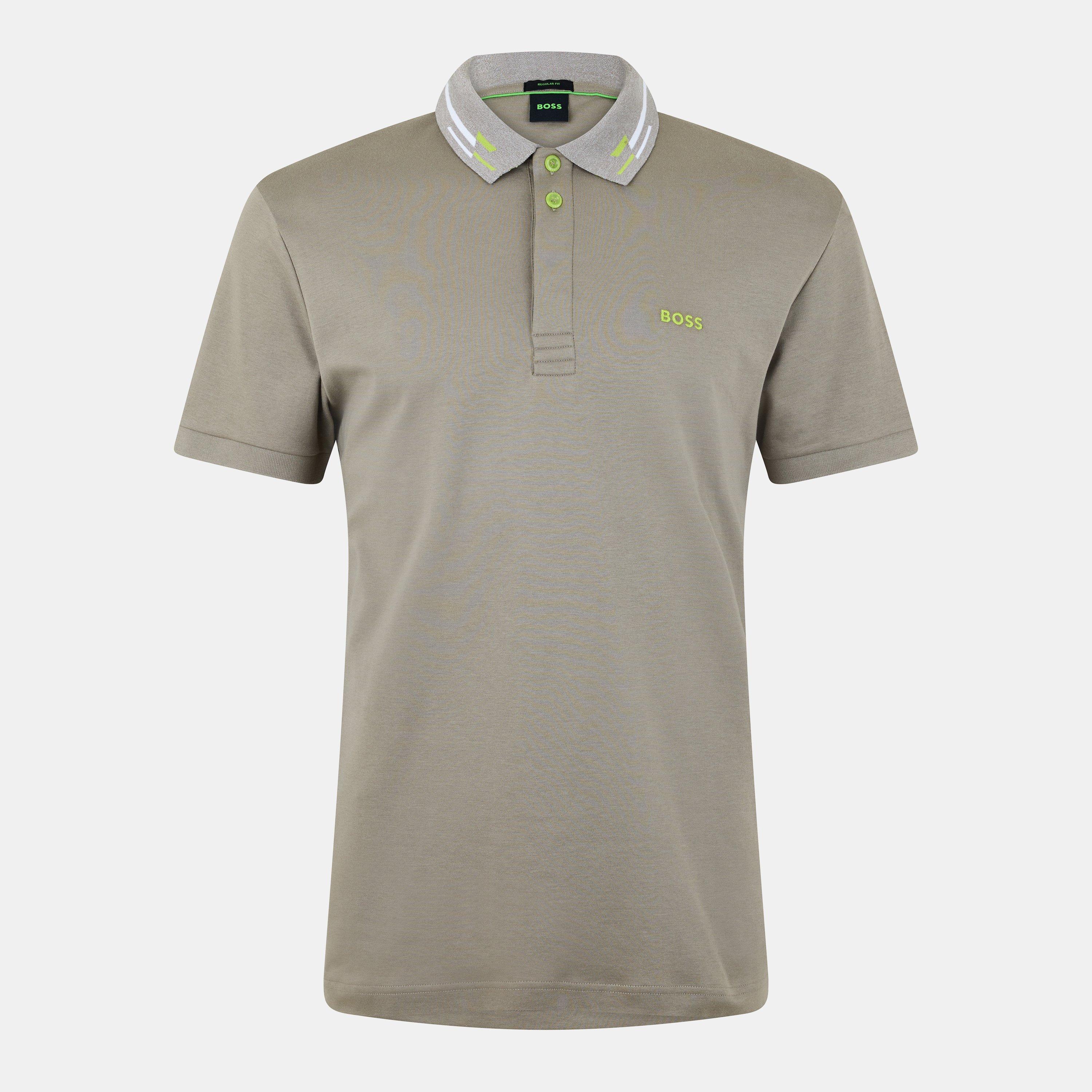 Light Green - Boss - Men's Paddy Short-Sleeve Polo Shirt - 1
