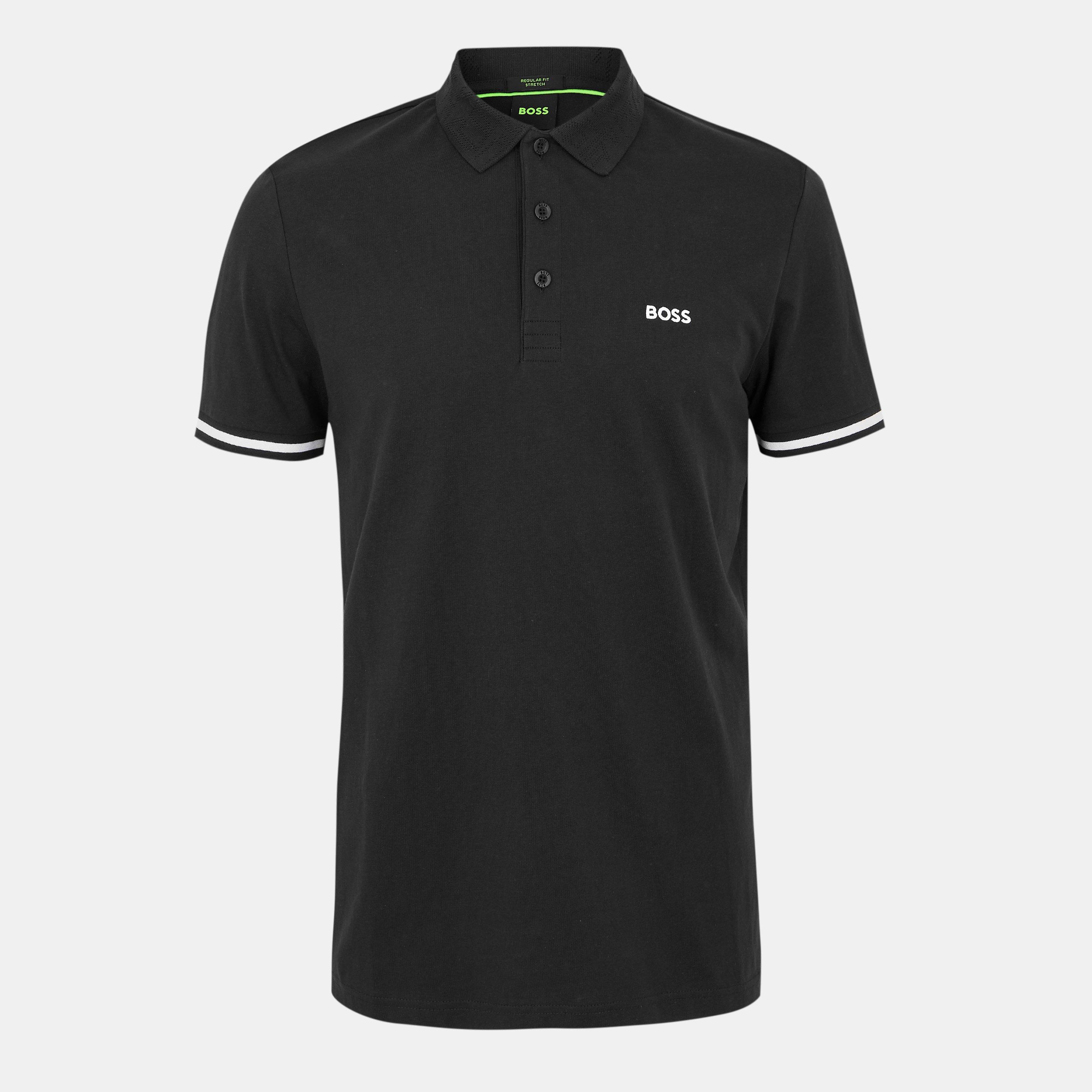 Dark Blue - Boss - Men's Paddy Short-Sleeve Polo Shirt - 1