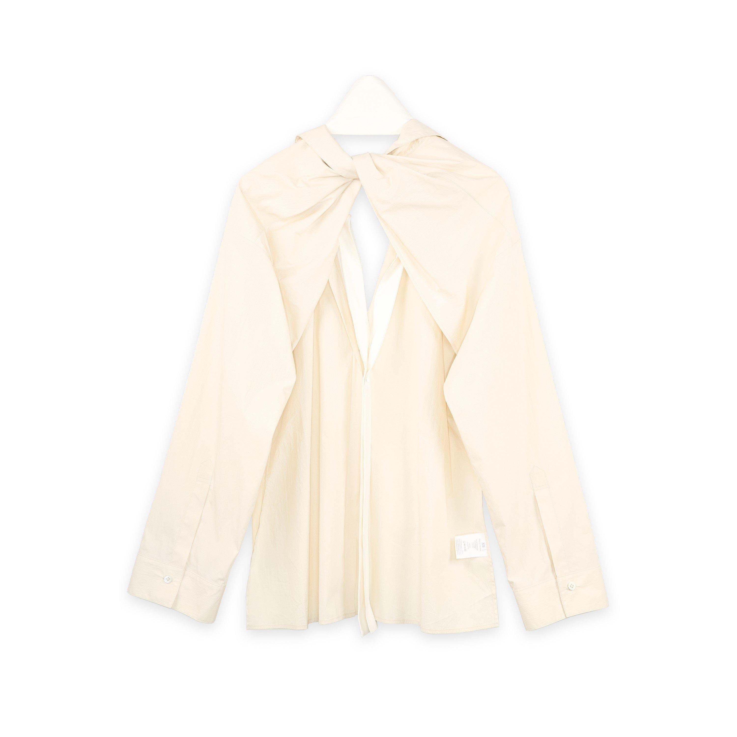 Cream - Voraninda - Women's Tessa Long Sleeve Blouse - 2