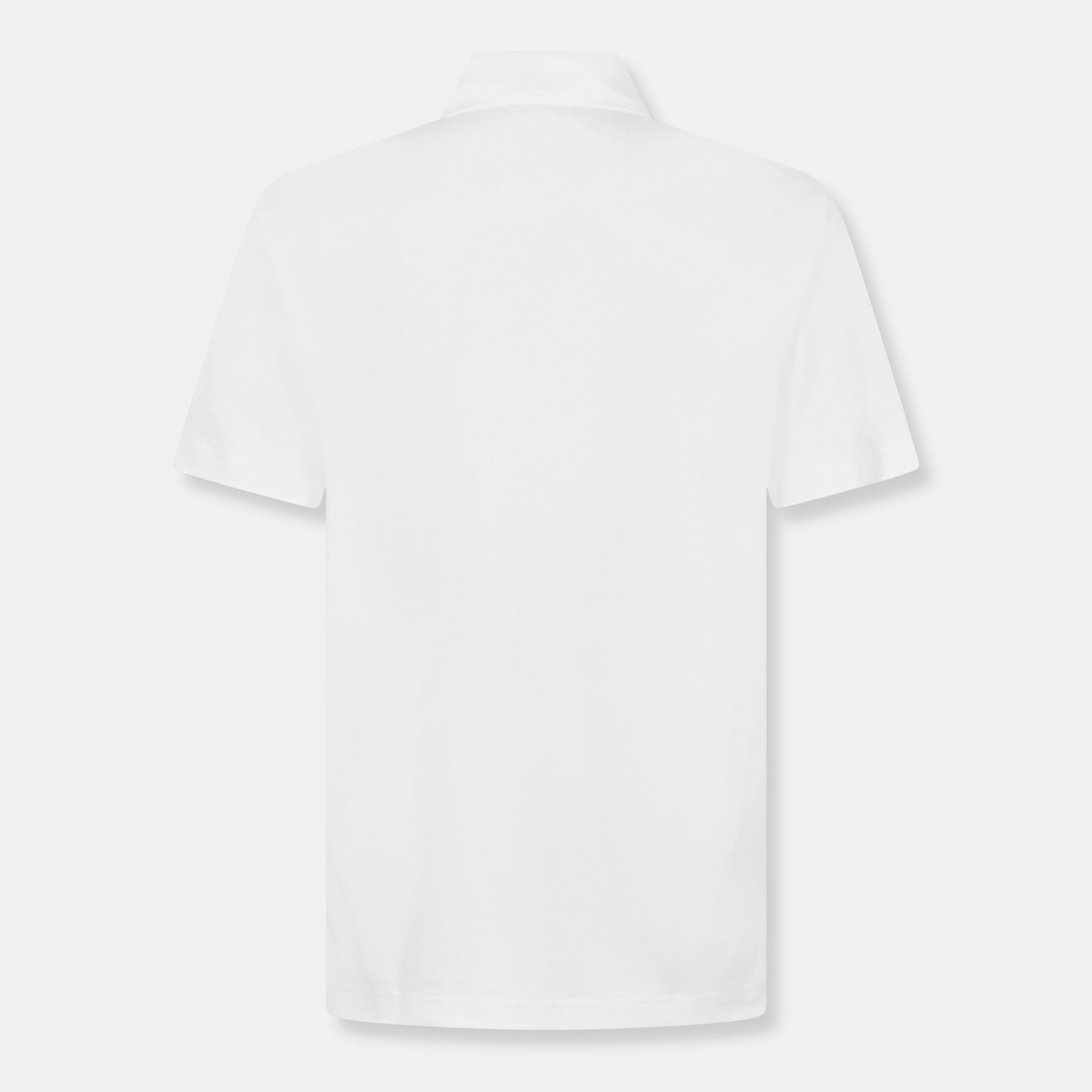 White 2W020 - Versace - Men's Grec Short Sleeve Polo Shirt - 2