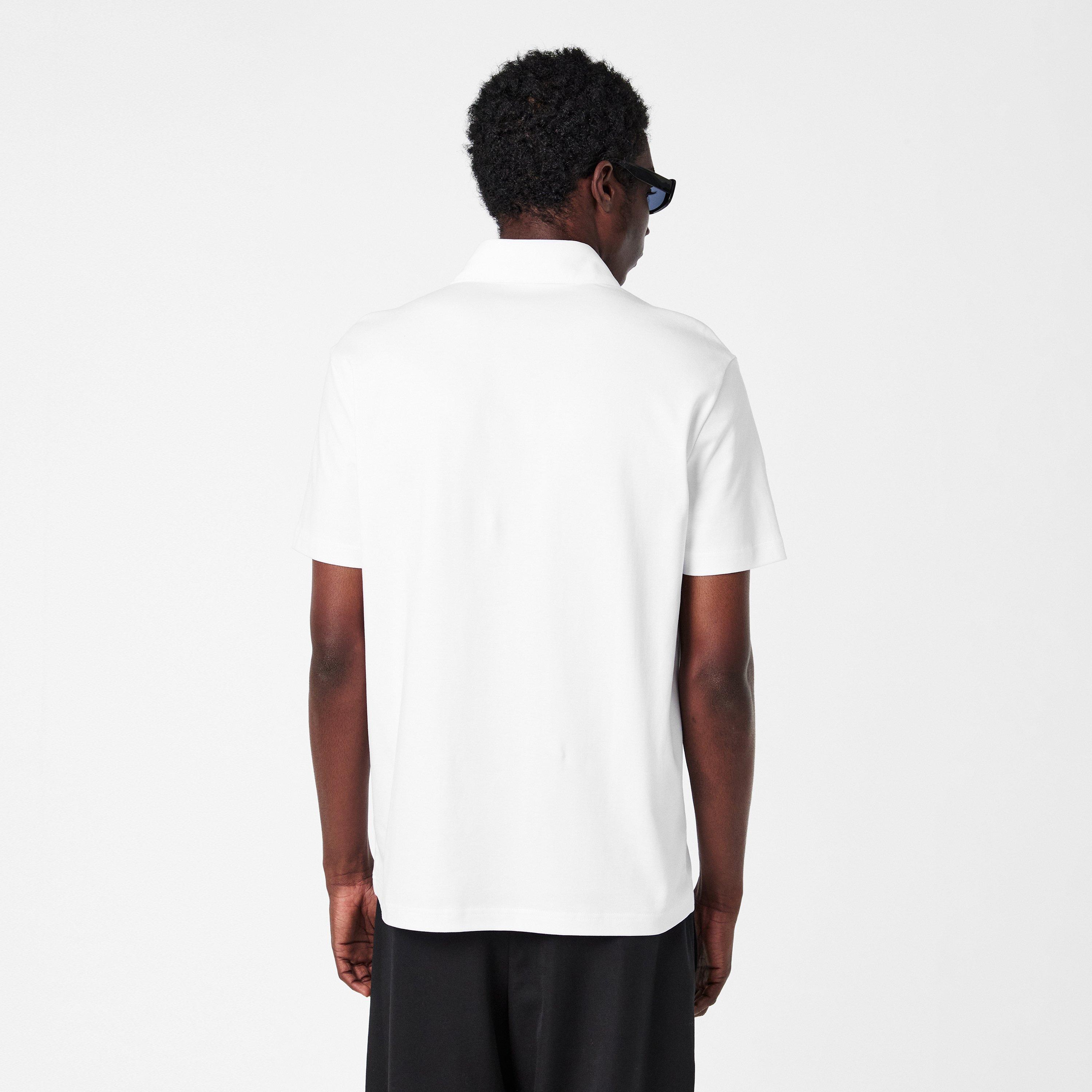 White 2W020 - Versace - Men's Grec Short Sleeve Polo Shirt - 4