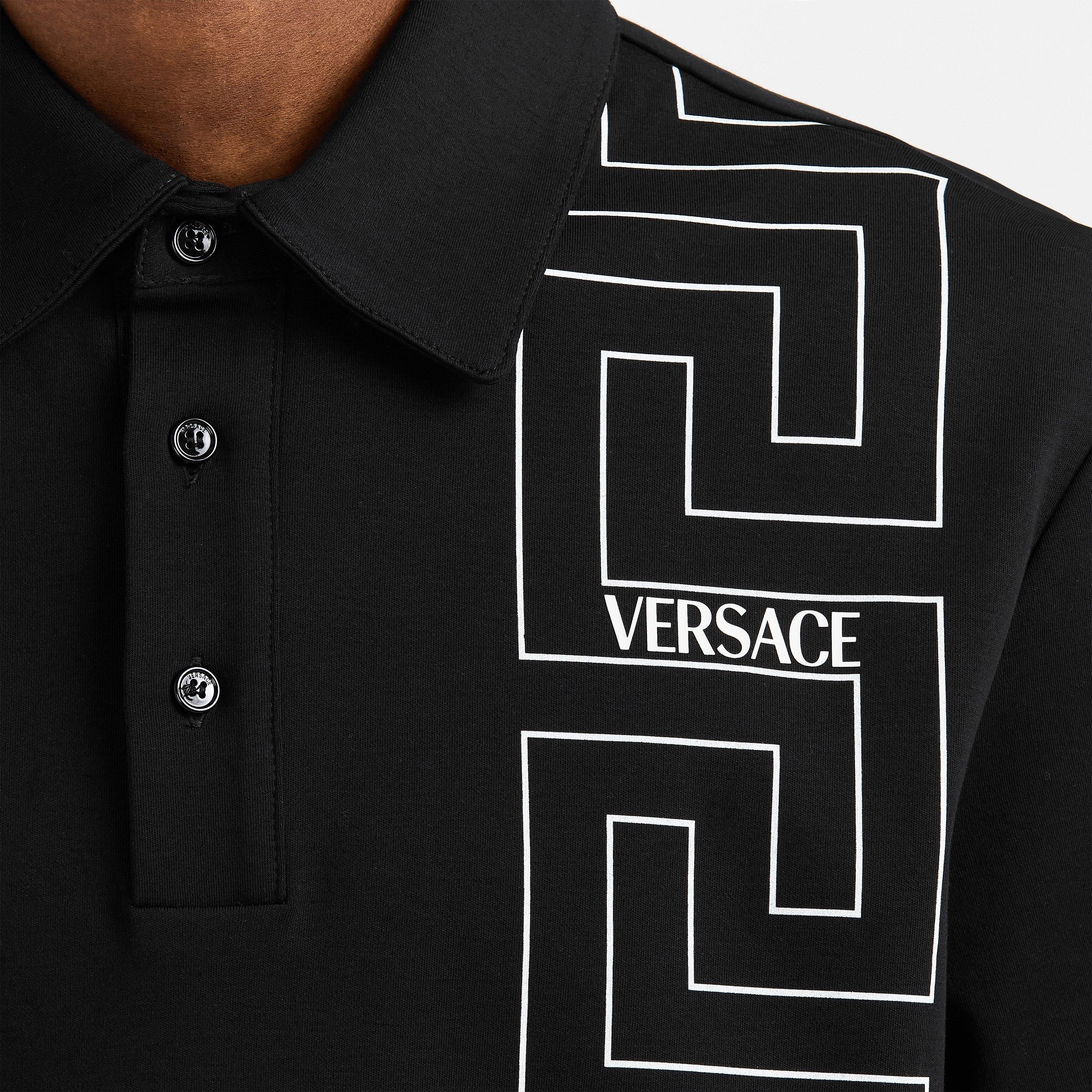 Black 2B020 - Versace - Versace Grec Tp Polo Sn00 - 5