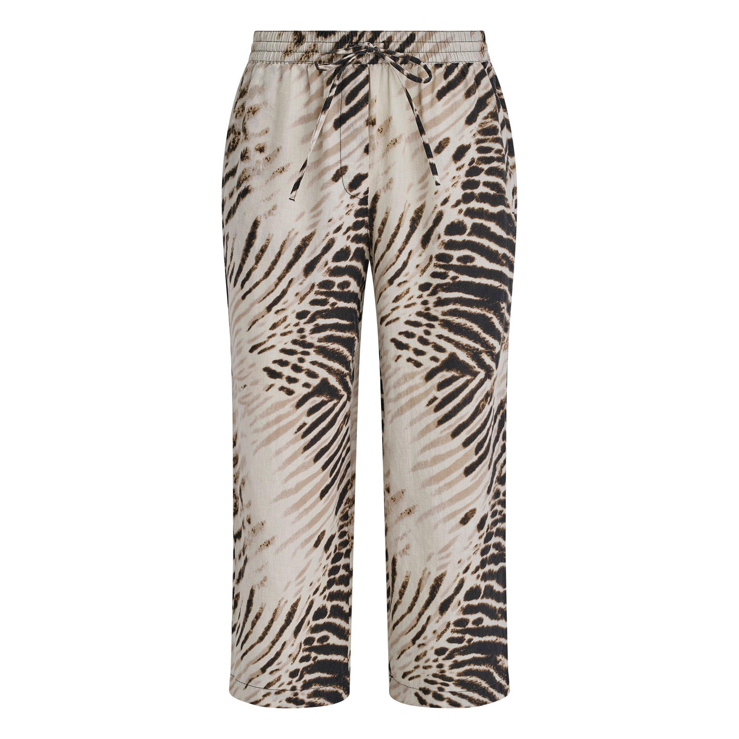 Brushed Sandbed - DKNY - Women's Straight Leg Trousers - 1