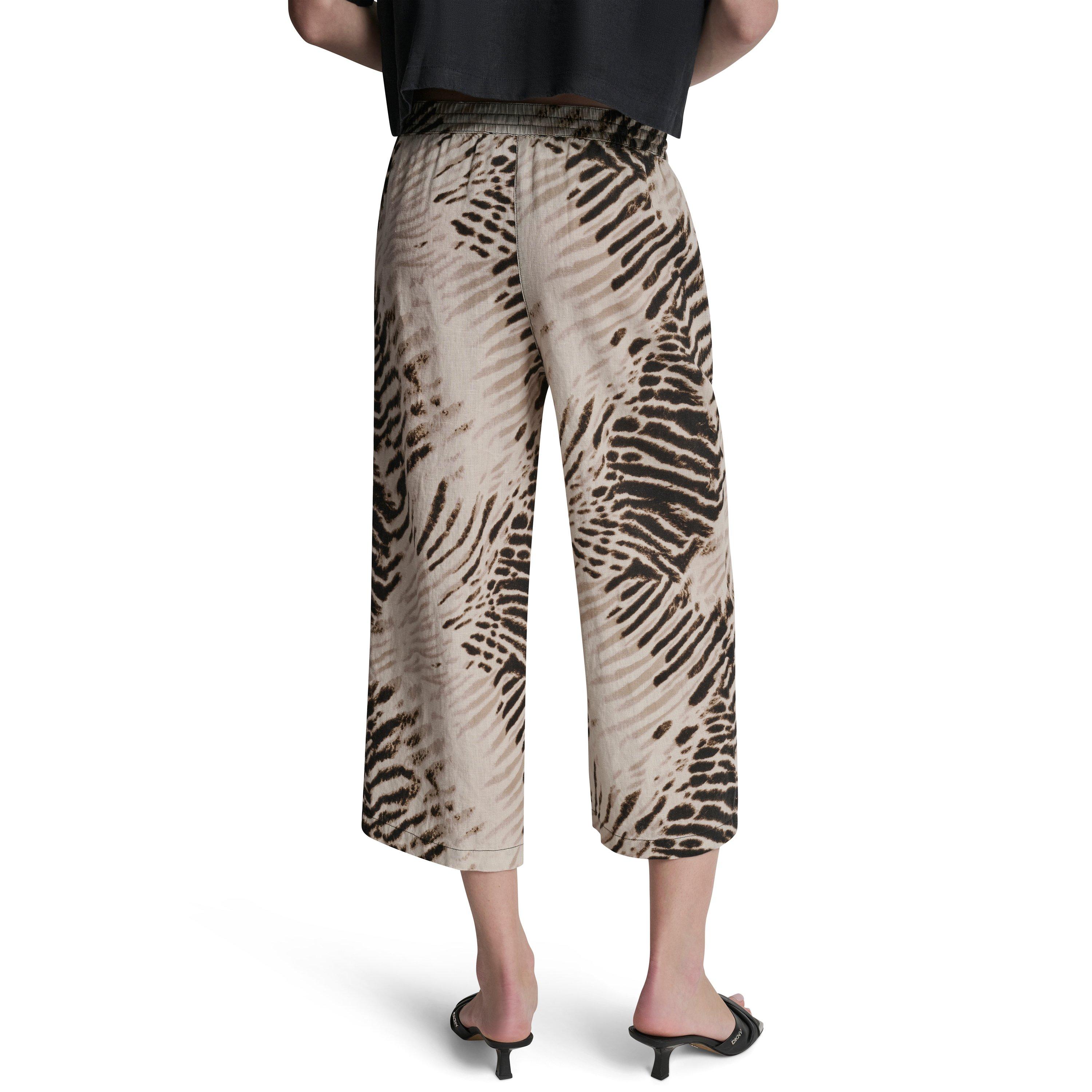 Brushed Sandbed - DKNY - Women's Straight Leg Trousers - 4